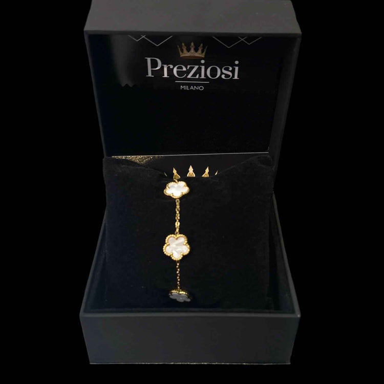 Bracciale Fiori Bianchi - Preziosi Milano