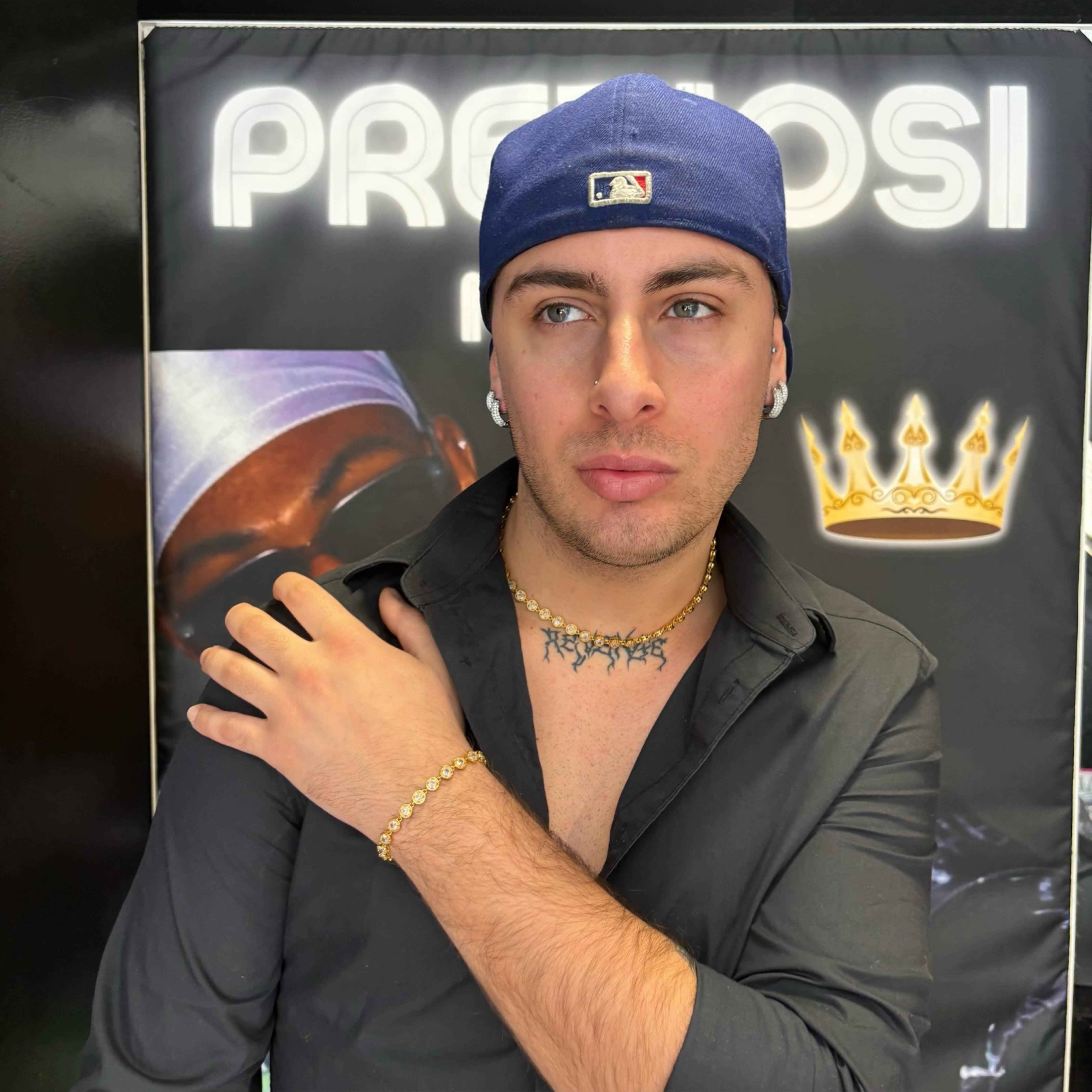 Bracciale Cristal Inox Oro - Preziosi Milano