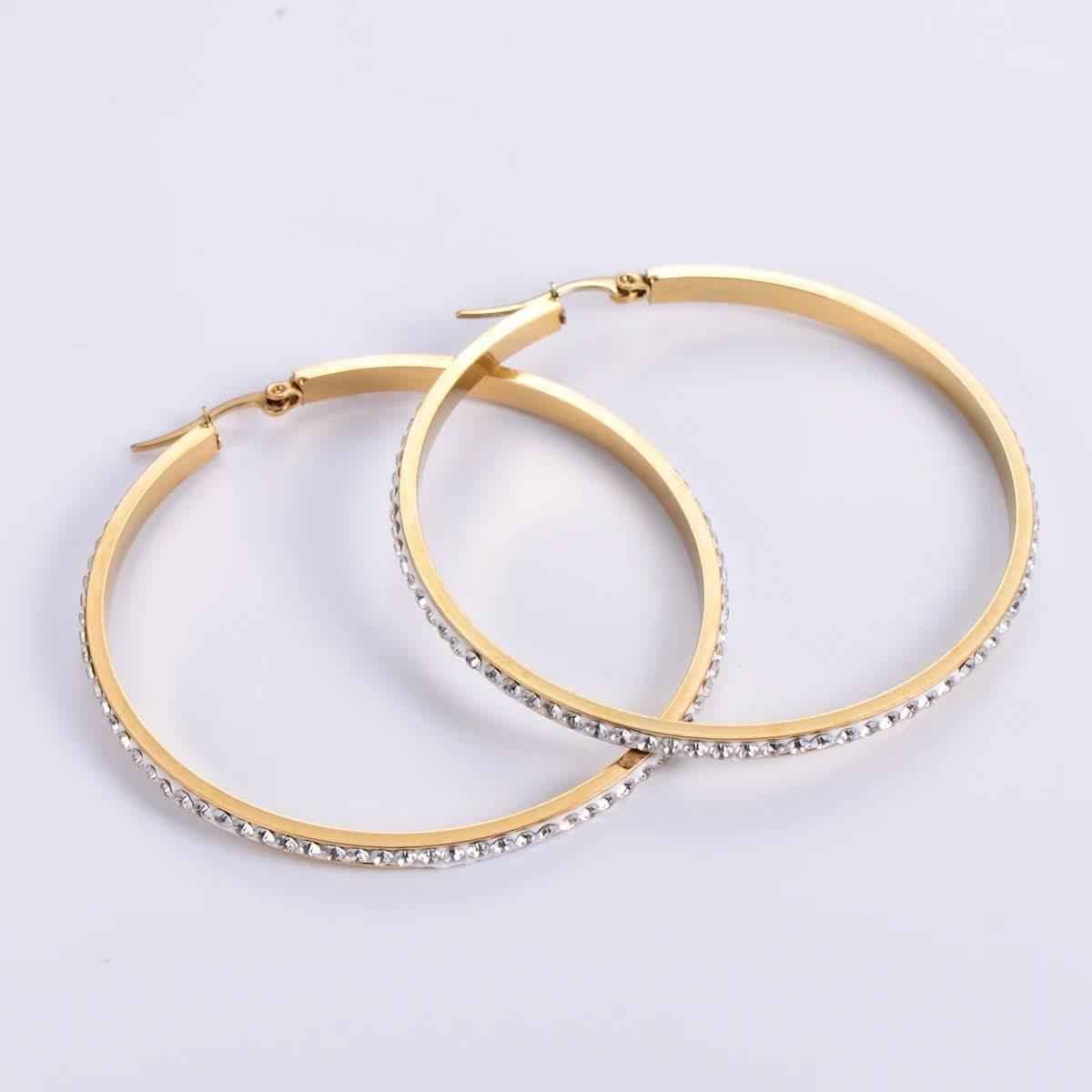 Orecchini Penelope Oro 7cm - Preziosi Milano