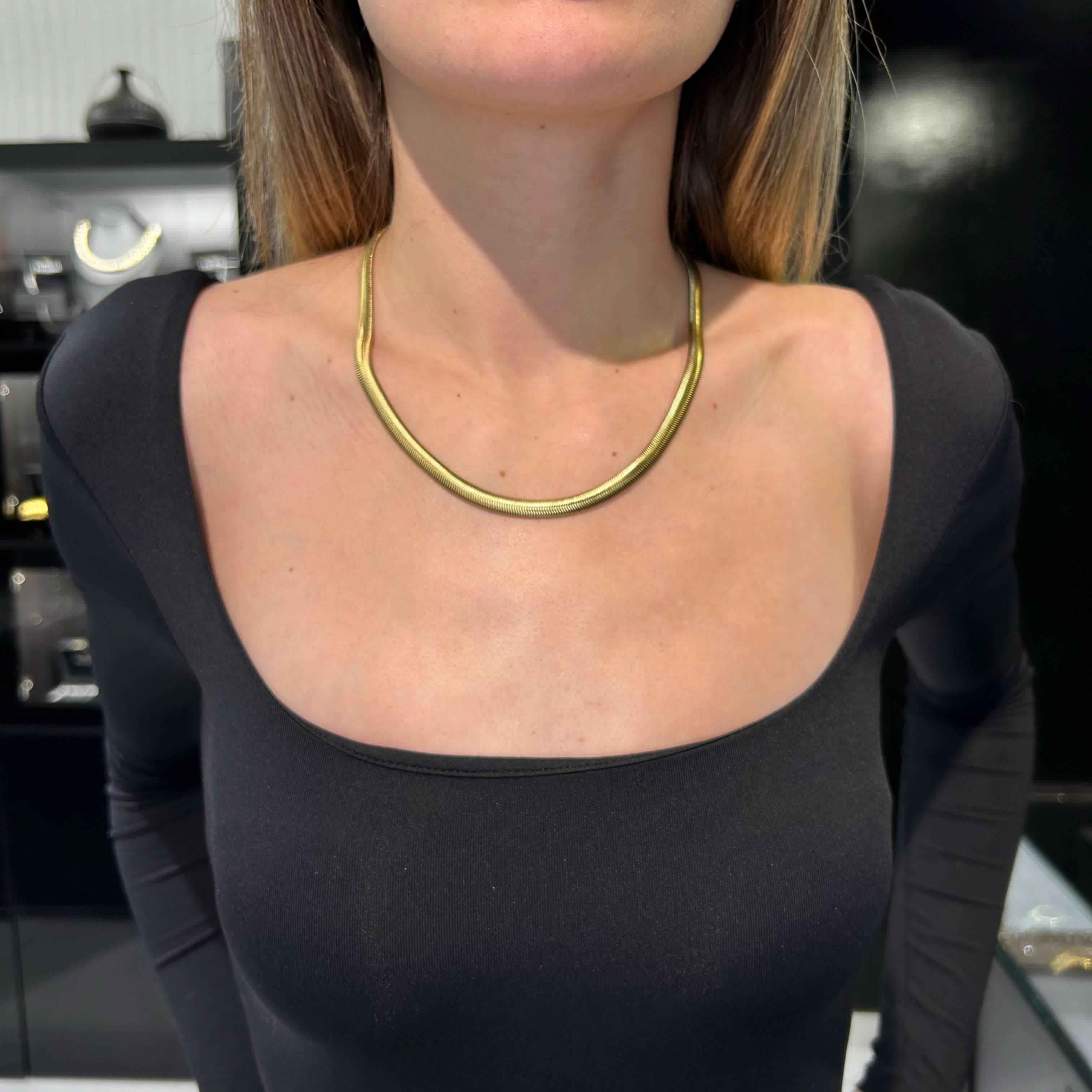 Collana Liscia Oro - Preziosi Milano