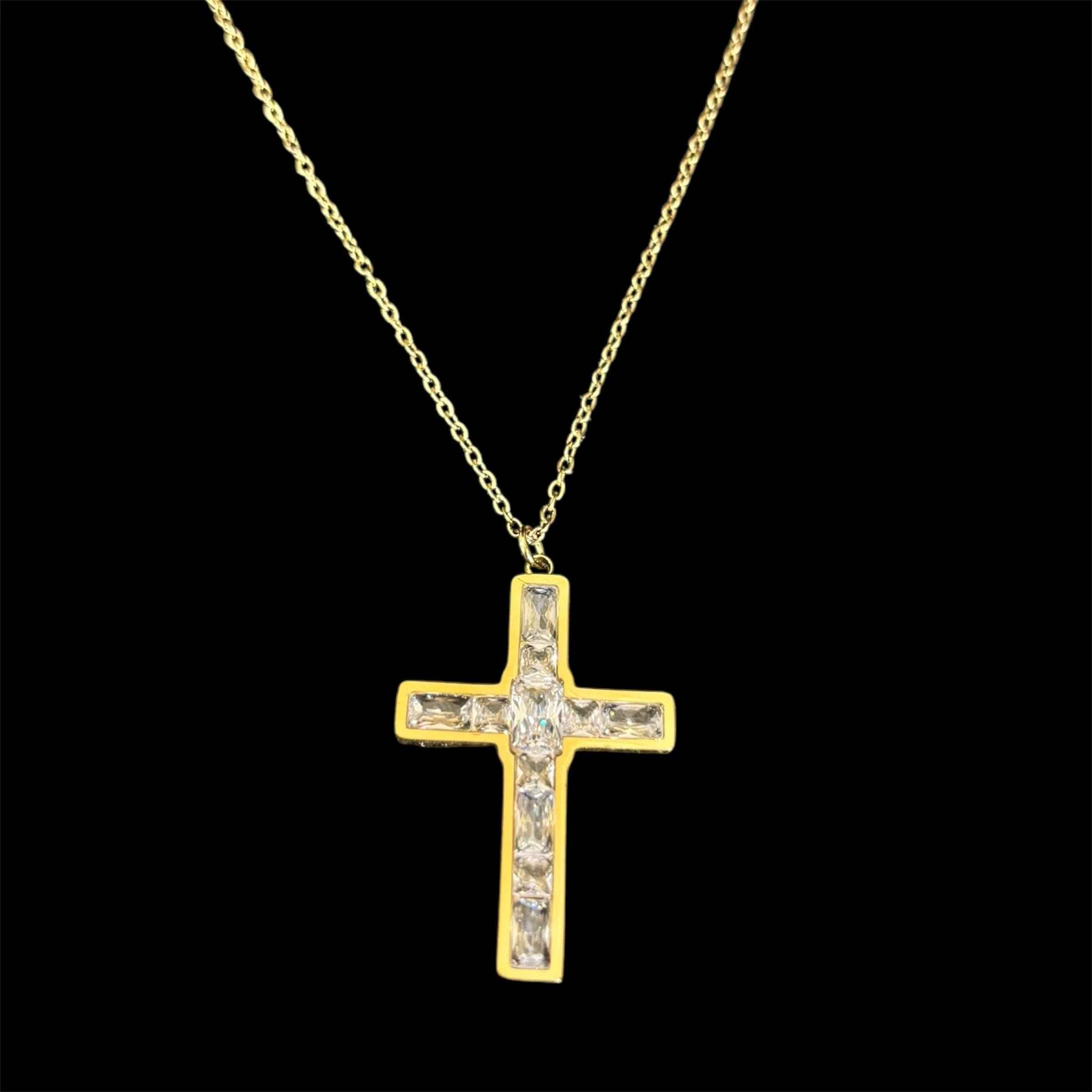 Croce Oro Baguette - Preziosi Milano