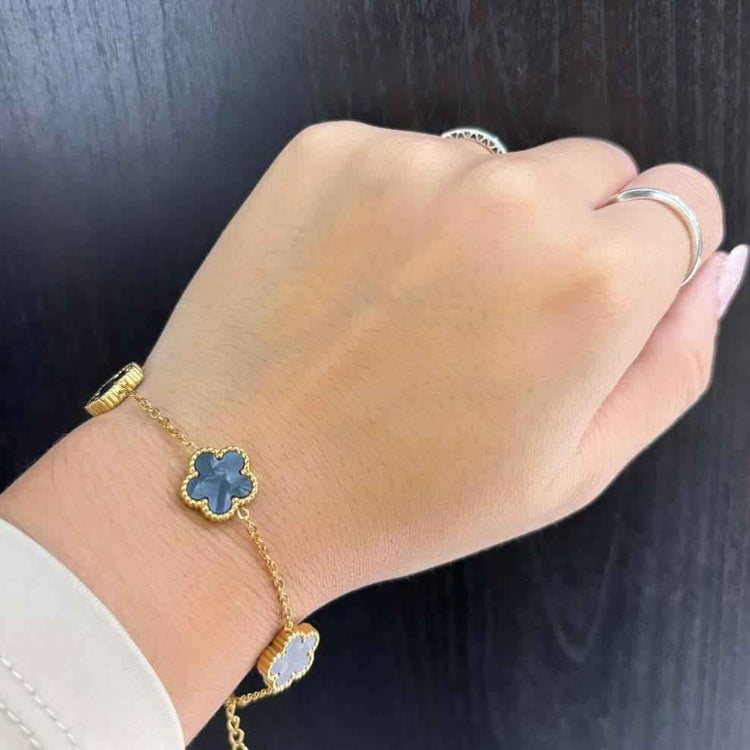 Bracciale Fiori Neri - Preziosi Milano