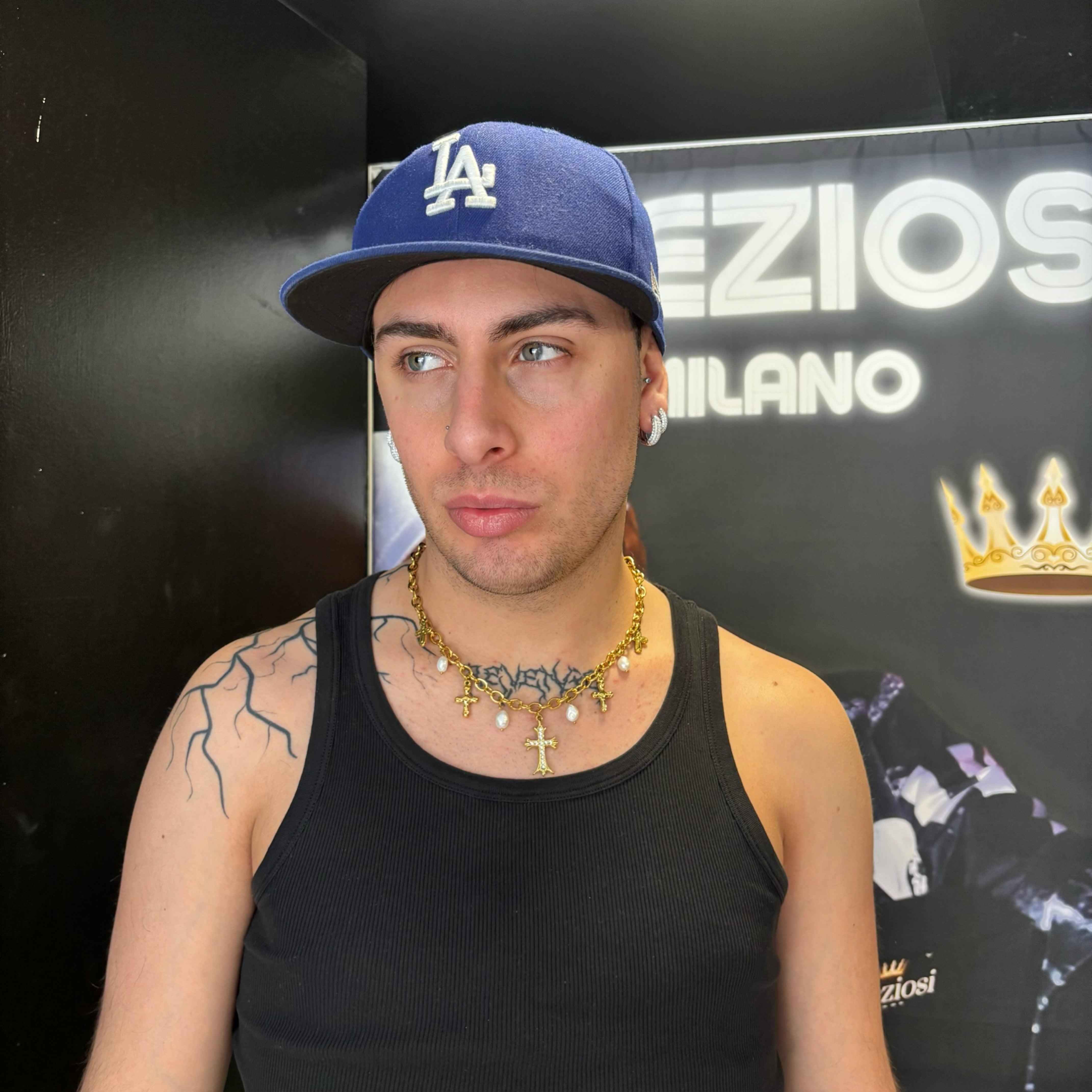 Collana Croci Oro & Perle - Preziosi Milano