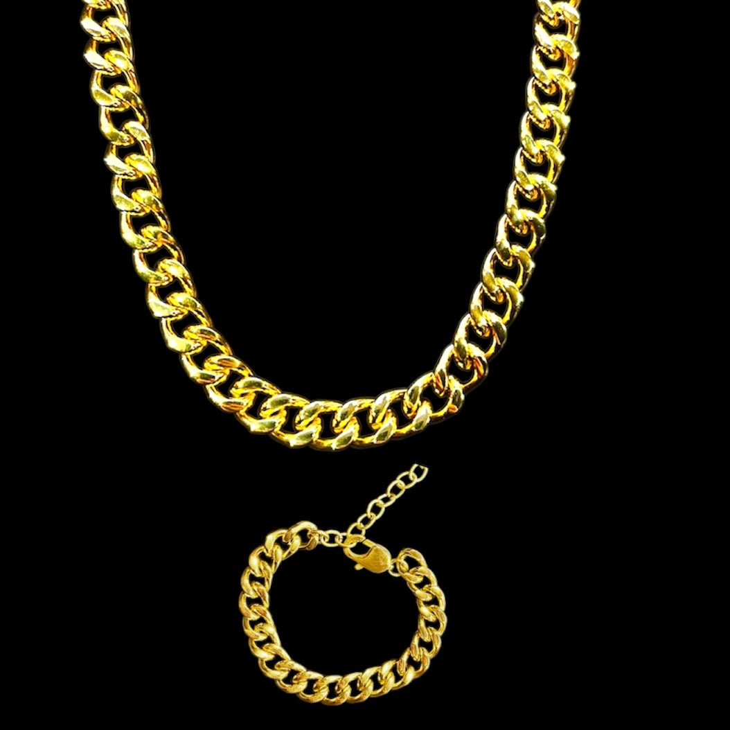 Collana + Bracciale Groumette Oro - Preziosi Milano