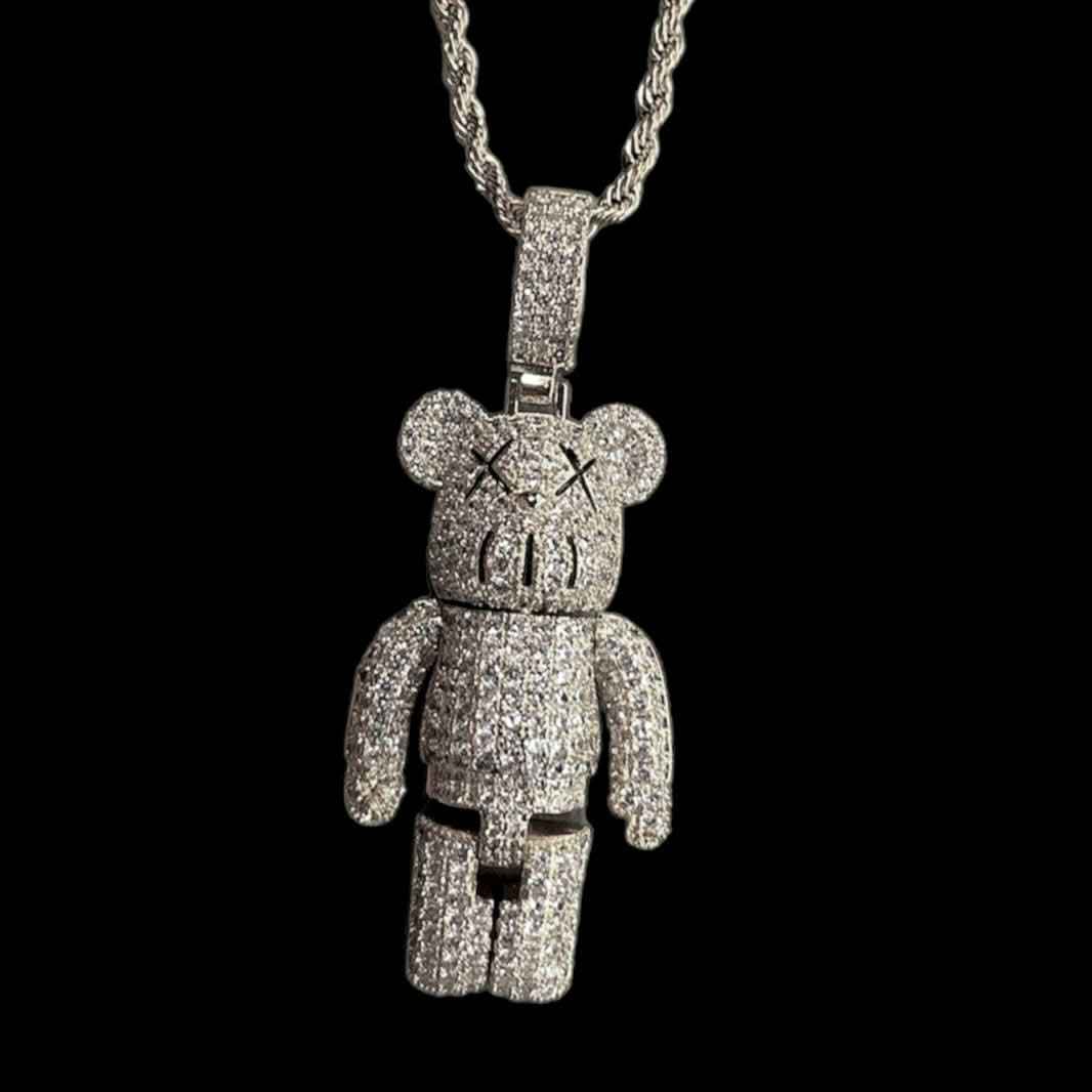 Ciondolo Bearbrick argento - Preziosi Milano