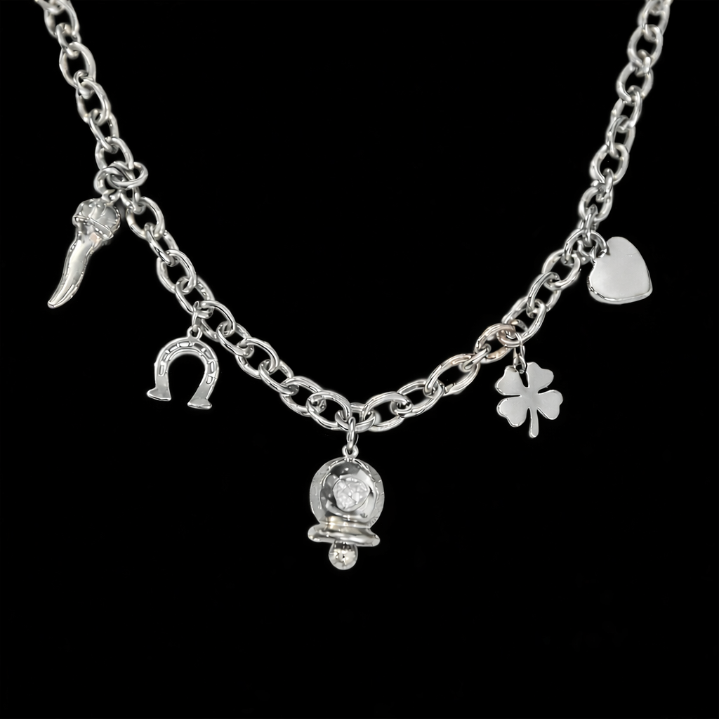Collana Lucky Campanellino Argento