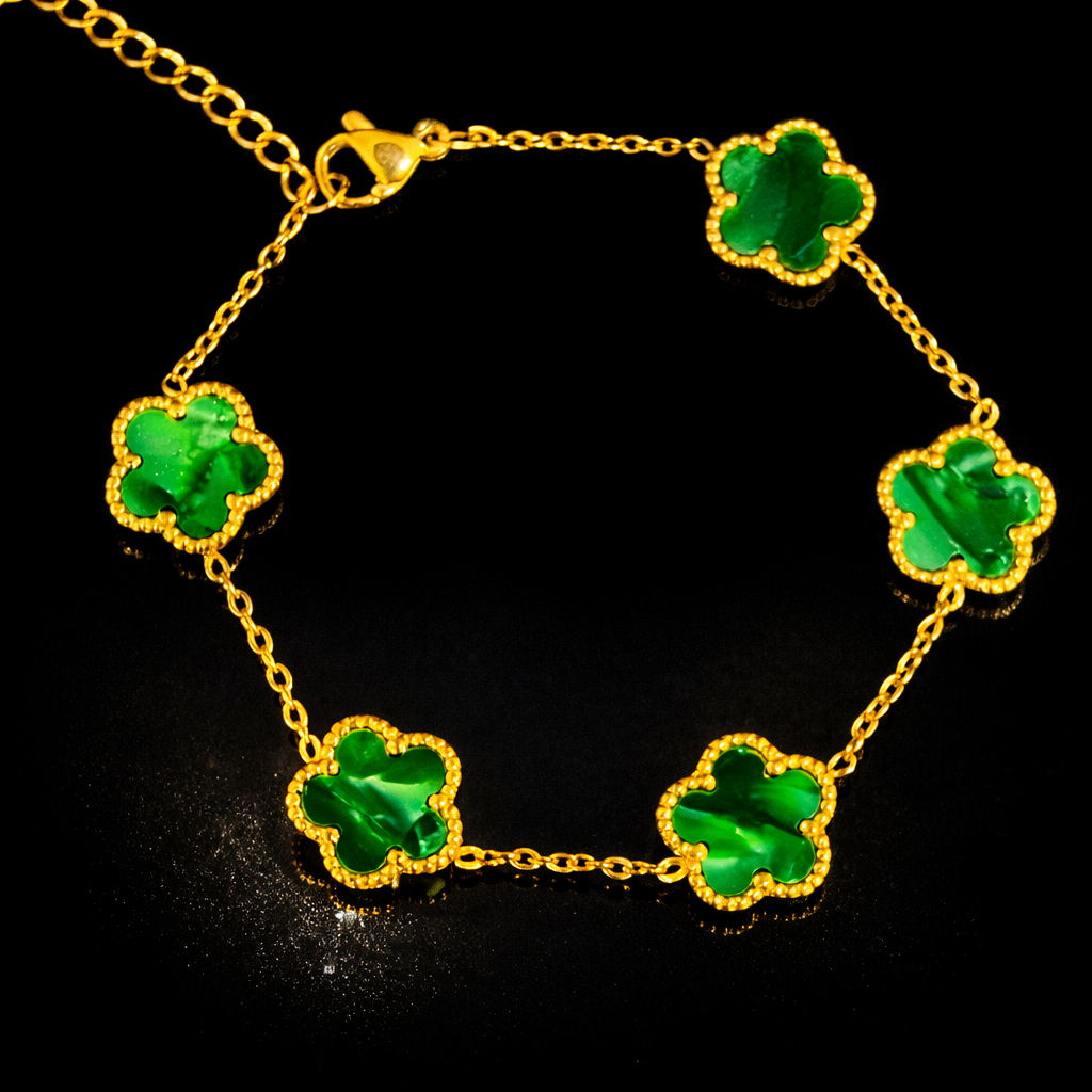 Bracciale Fiori Verdi