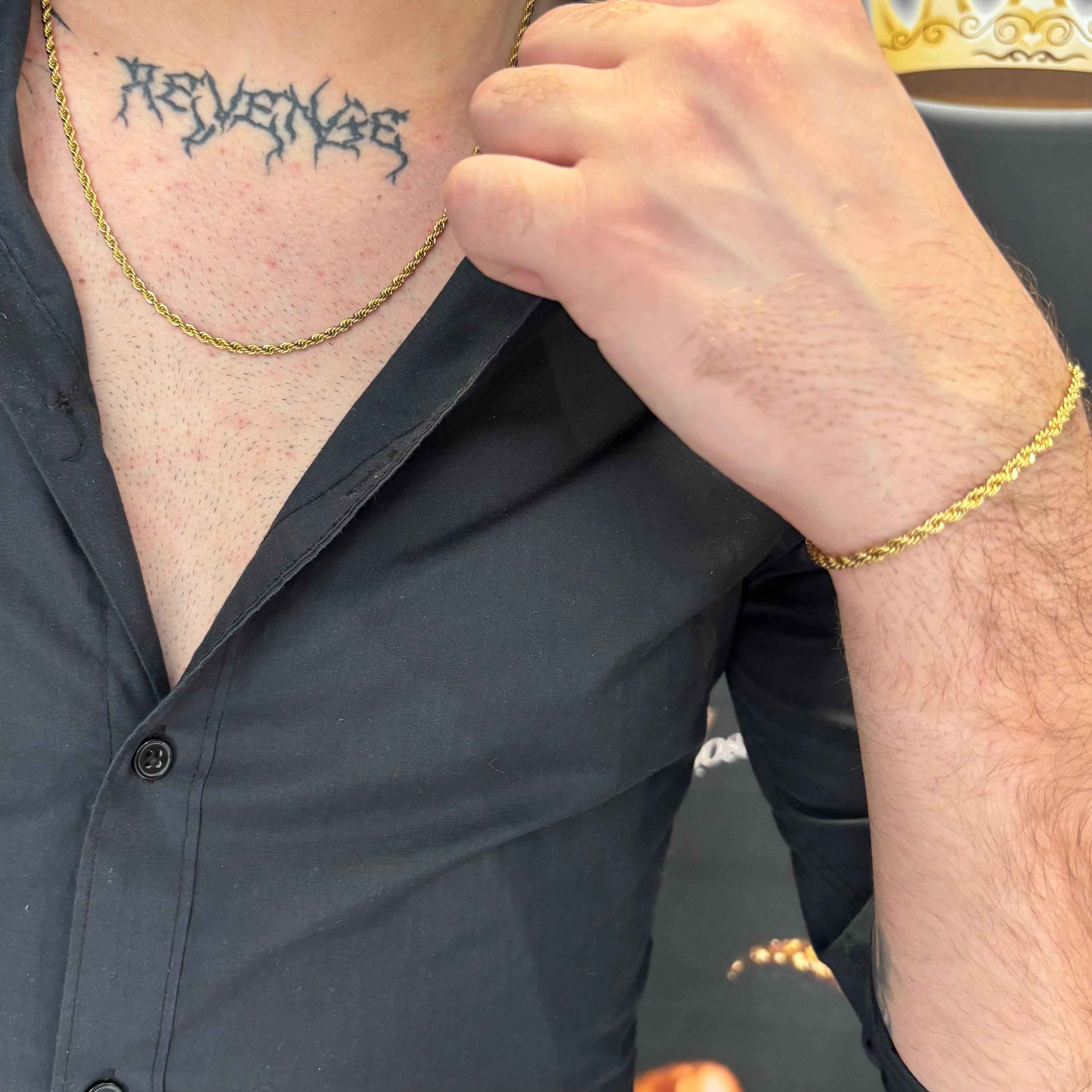 Collana Treccia Oro - Preziosi Milano