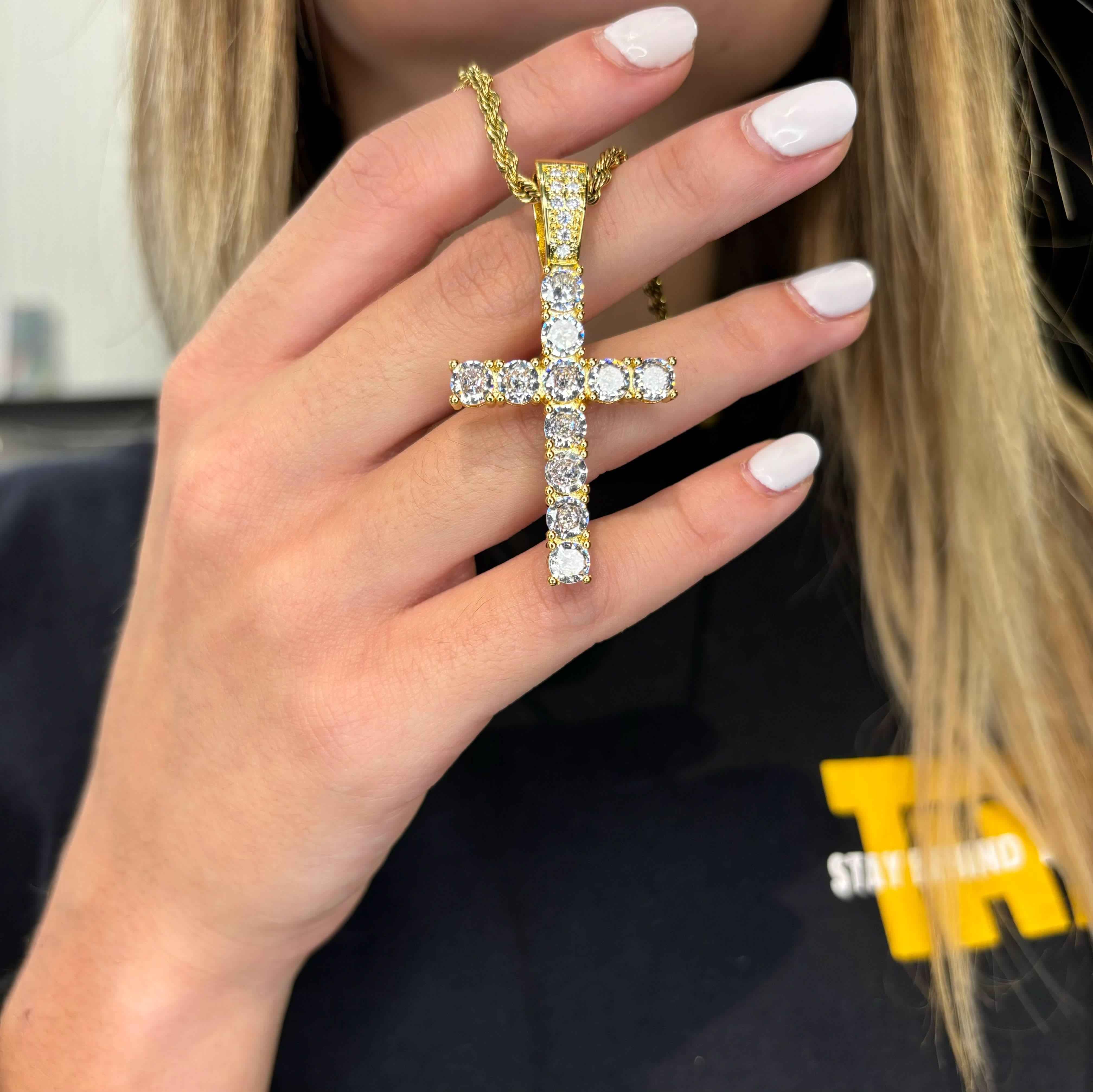 Ciondolo Cross Diamond Oro - Preziosi Milano