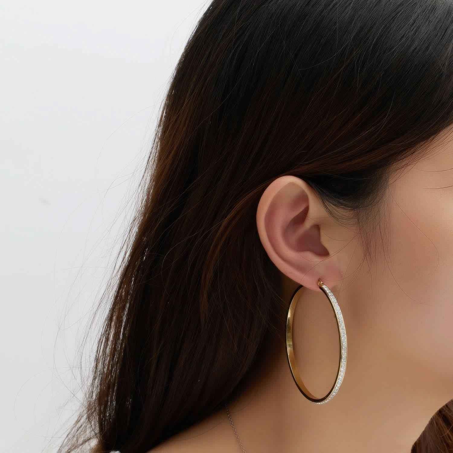 Orecchini Penelope Oro 7cm - Preziosi Milano