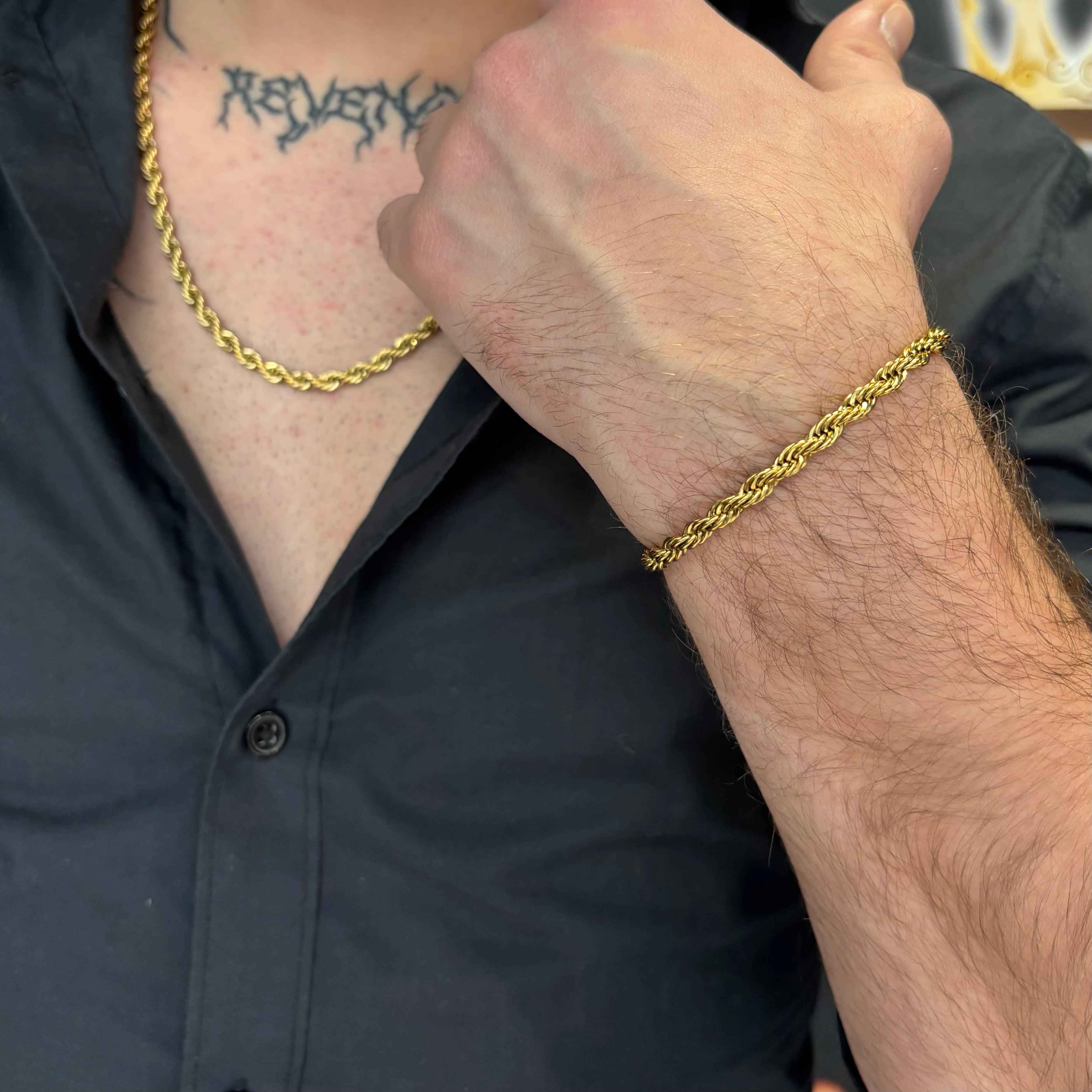 Collana Treccia Oro - Preziosi Milano