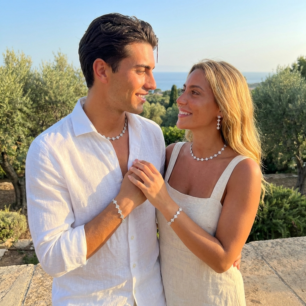 Collana Cristal Flower