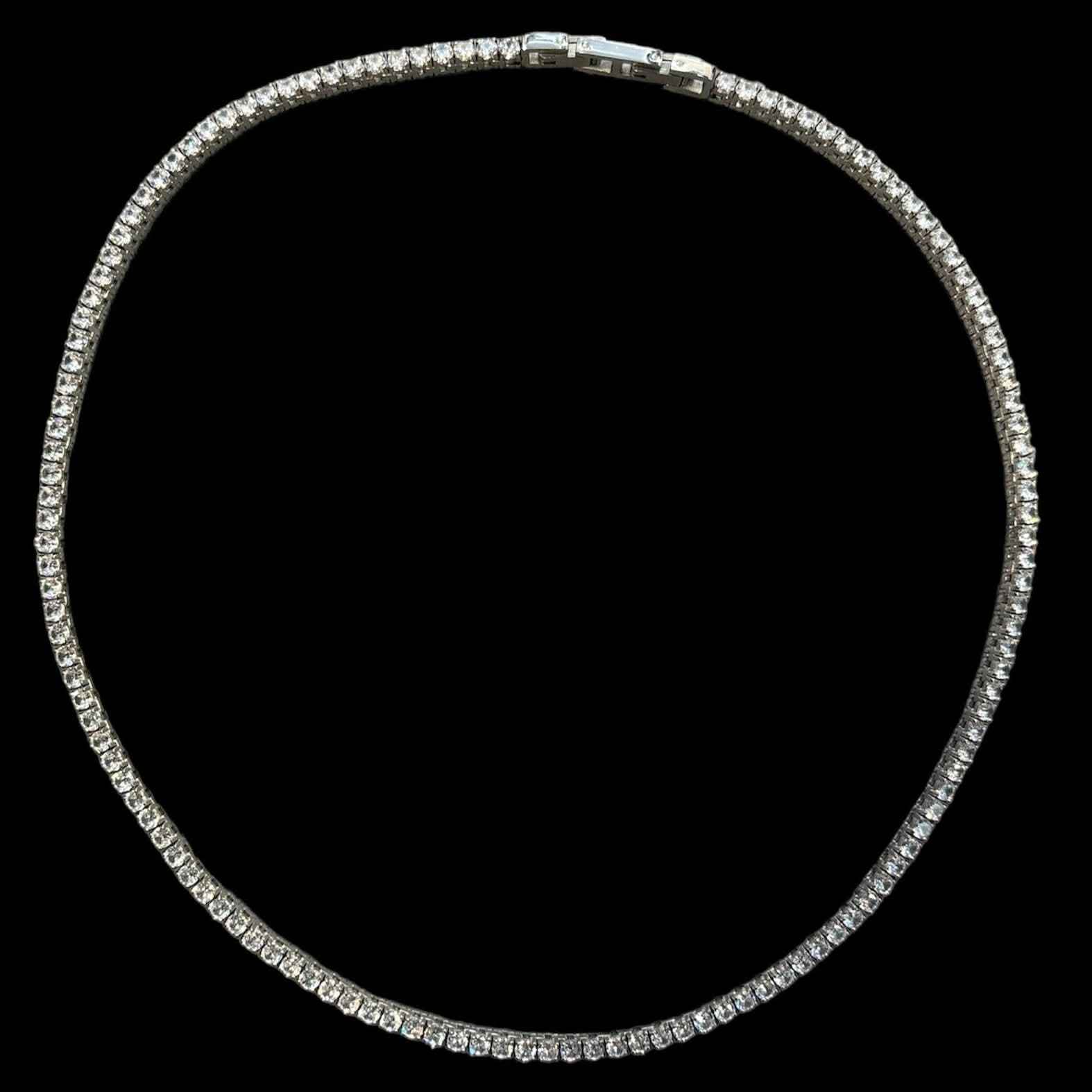 Collana Tennis Inox 3mm - Preziosi Milano