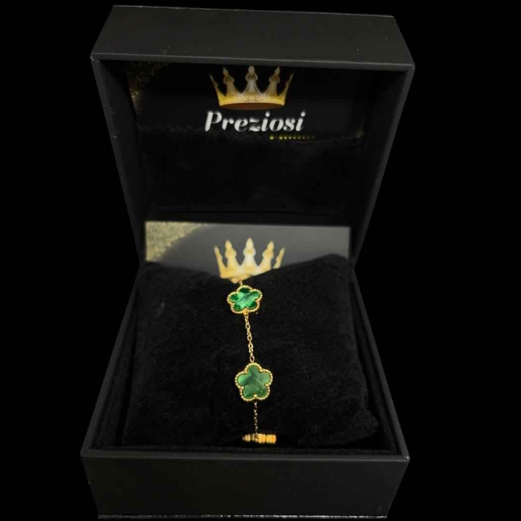 Bracciale Fiori Verdi - Preziosi Milano