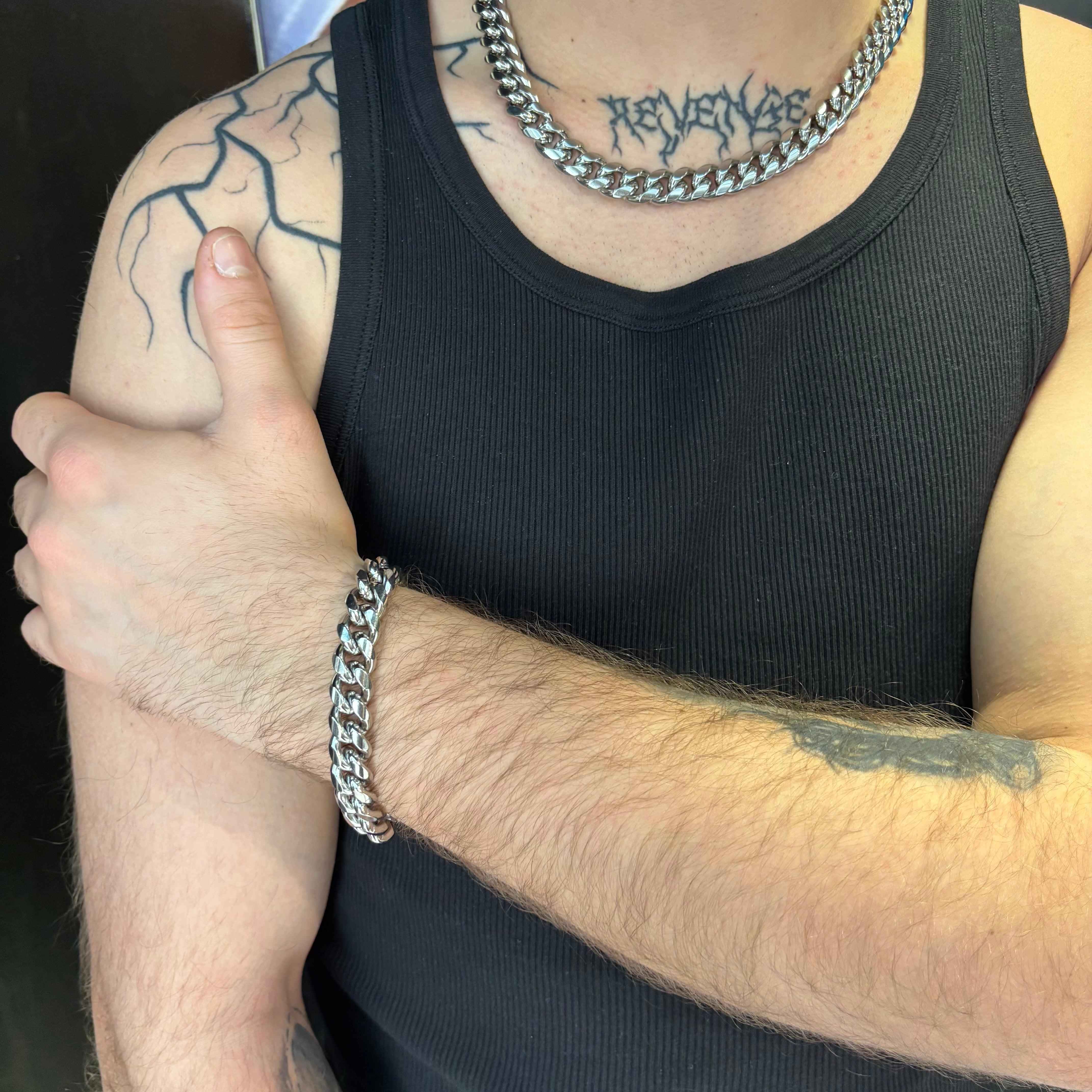 Bracciale Cubano Argento - Preziosi Milano