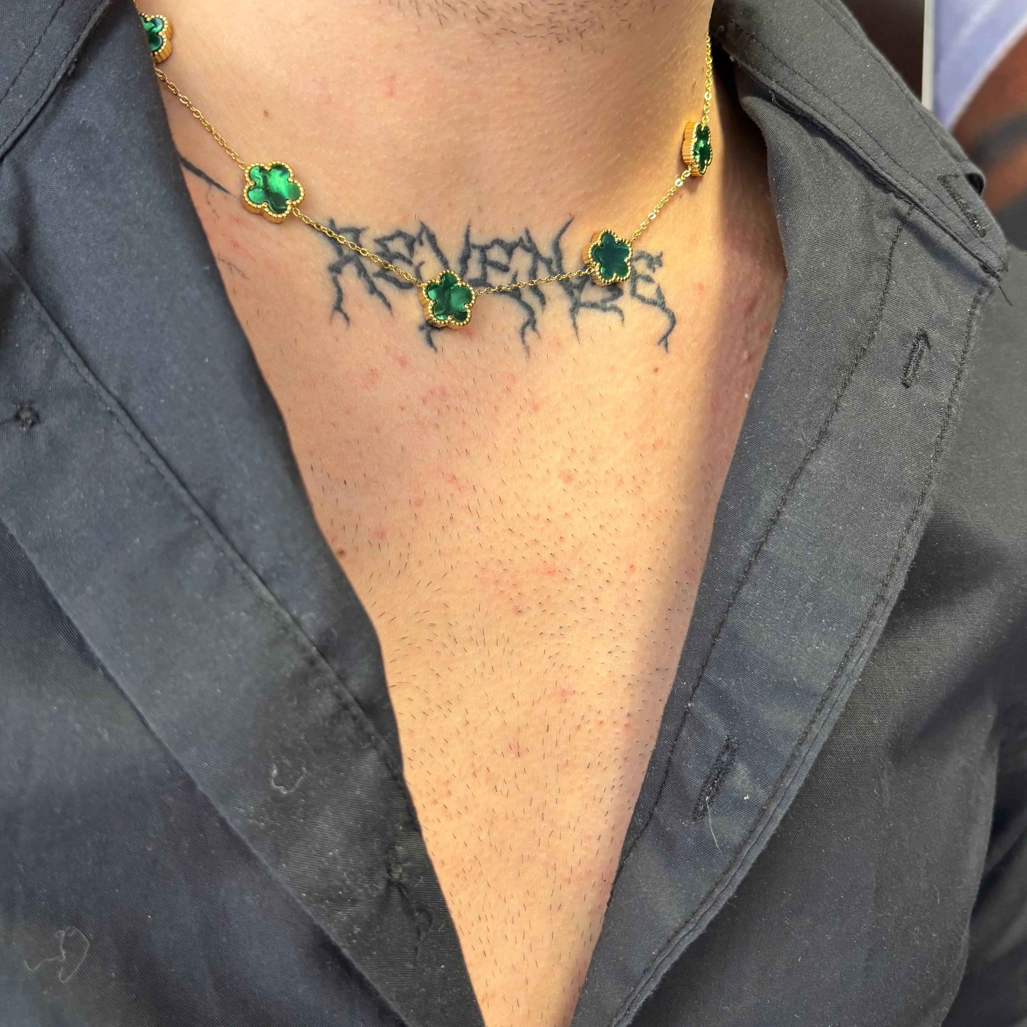 Collana Fiori Verdi - Preziosi Milano