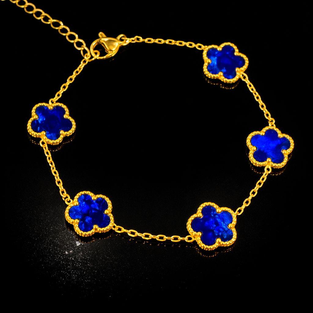 Bracciale Fiori Blu
