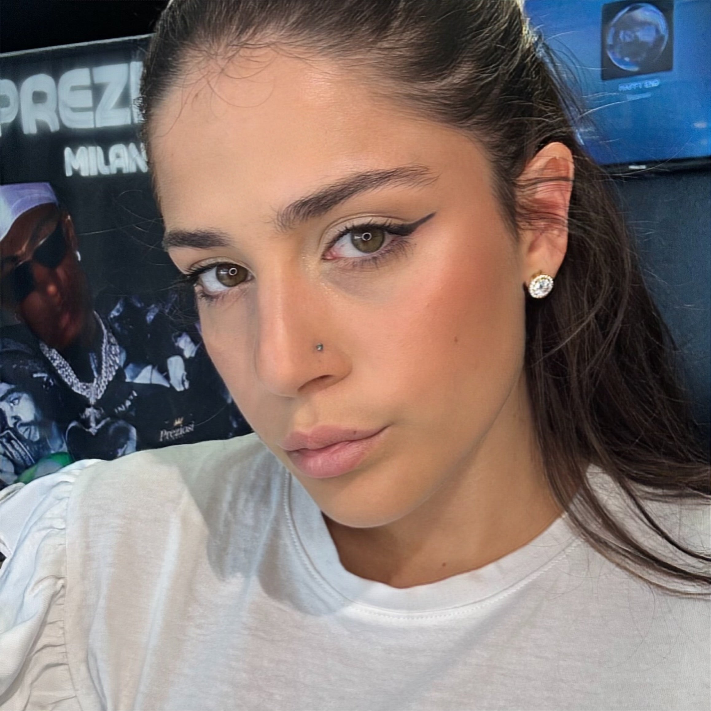 Orecchini Cristal Oro Acciaio - Preziosi Milano