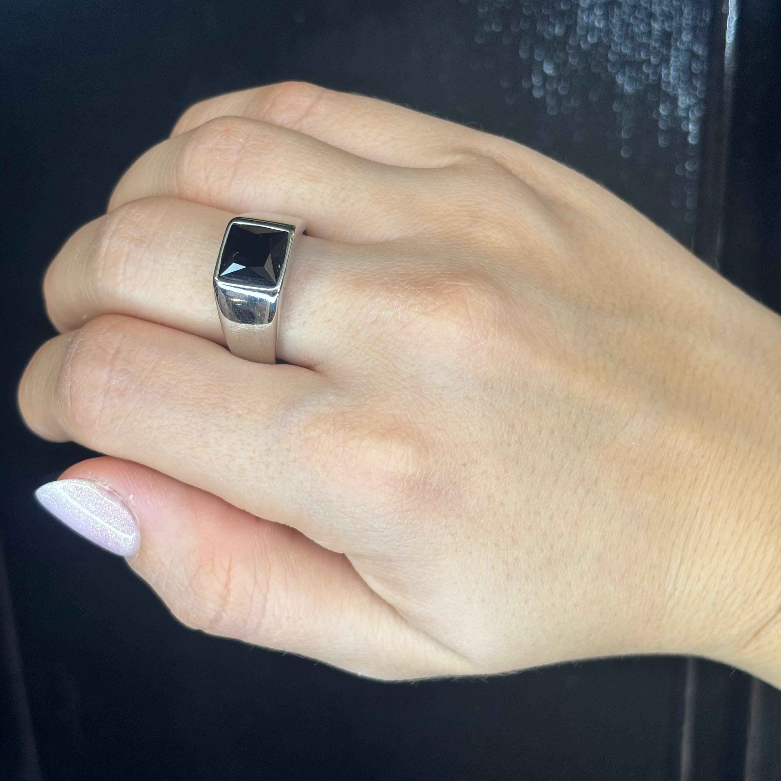 Anello Aura Nero - Preziosi Milano