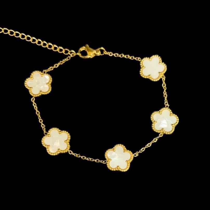 Bracciale Fiori Bianchi - Preziosi Milano