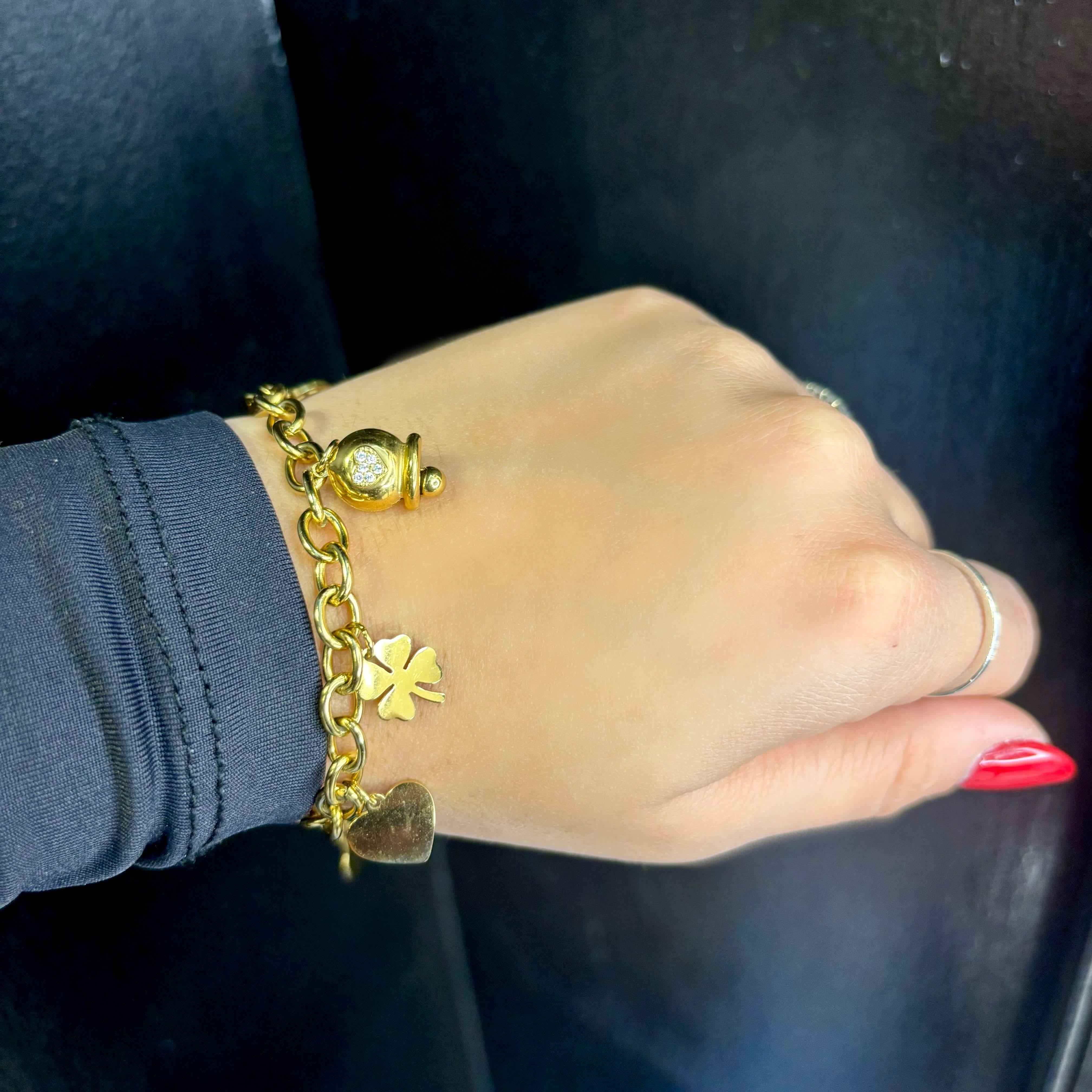 Bracciale Lucky Campanellino Oro - Preziosi Milano
