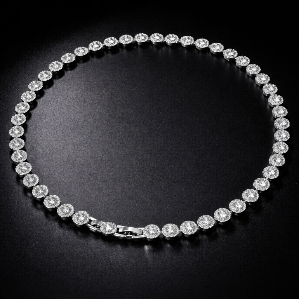 Collana Cristal Argento 925