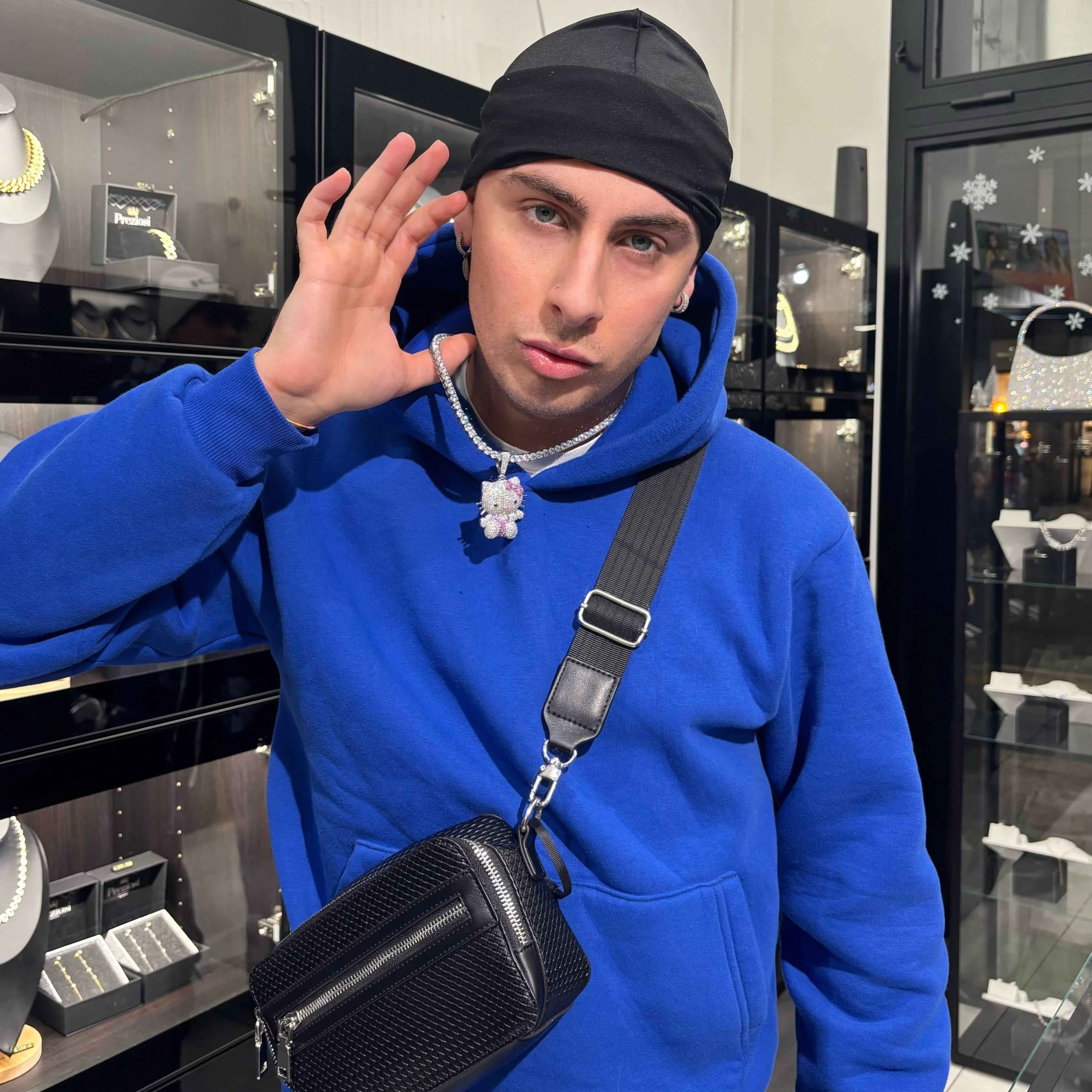 Ciondolo Kitty Argento - Preziosi Milano