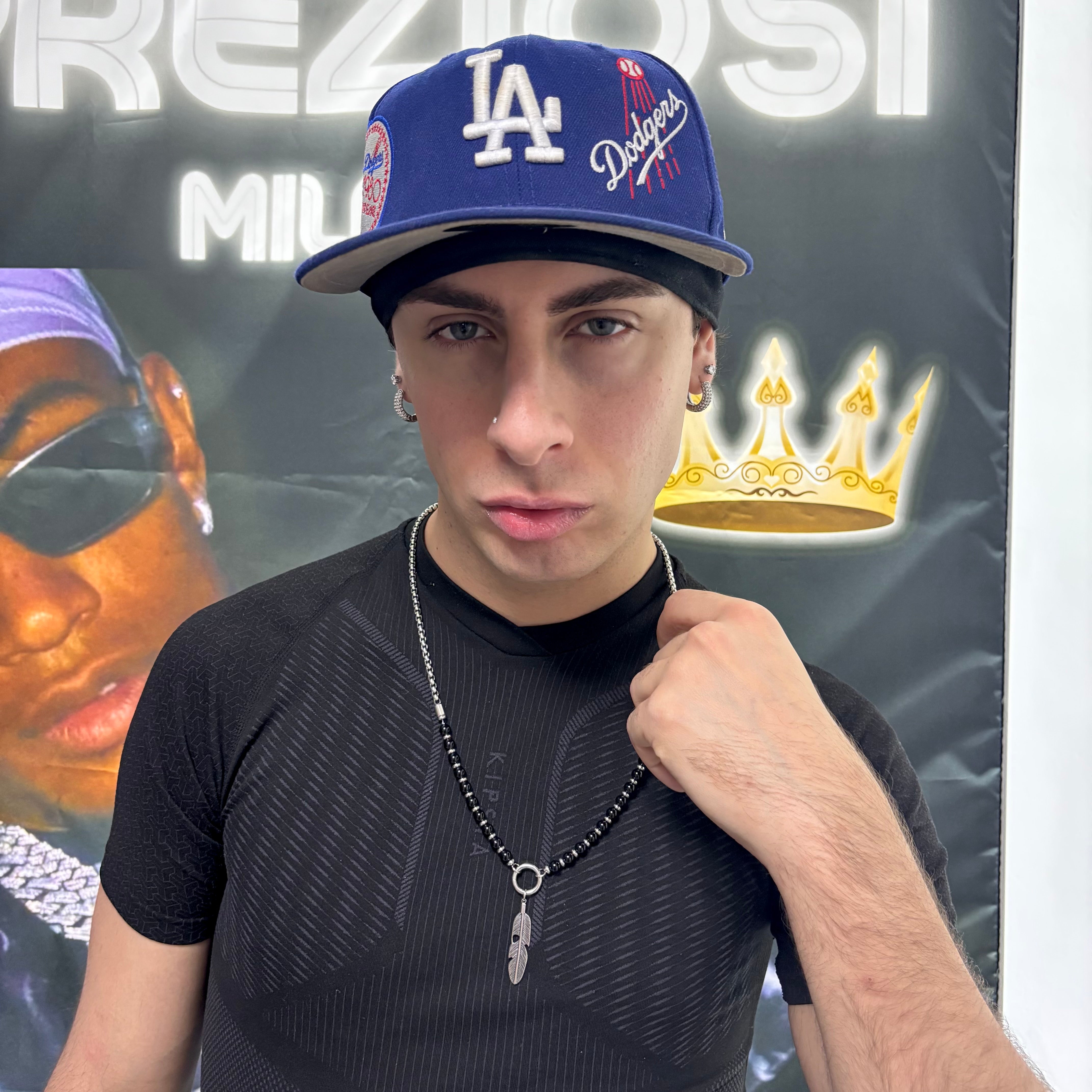 Collana Midnight Feather