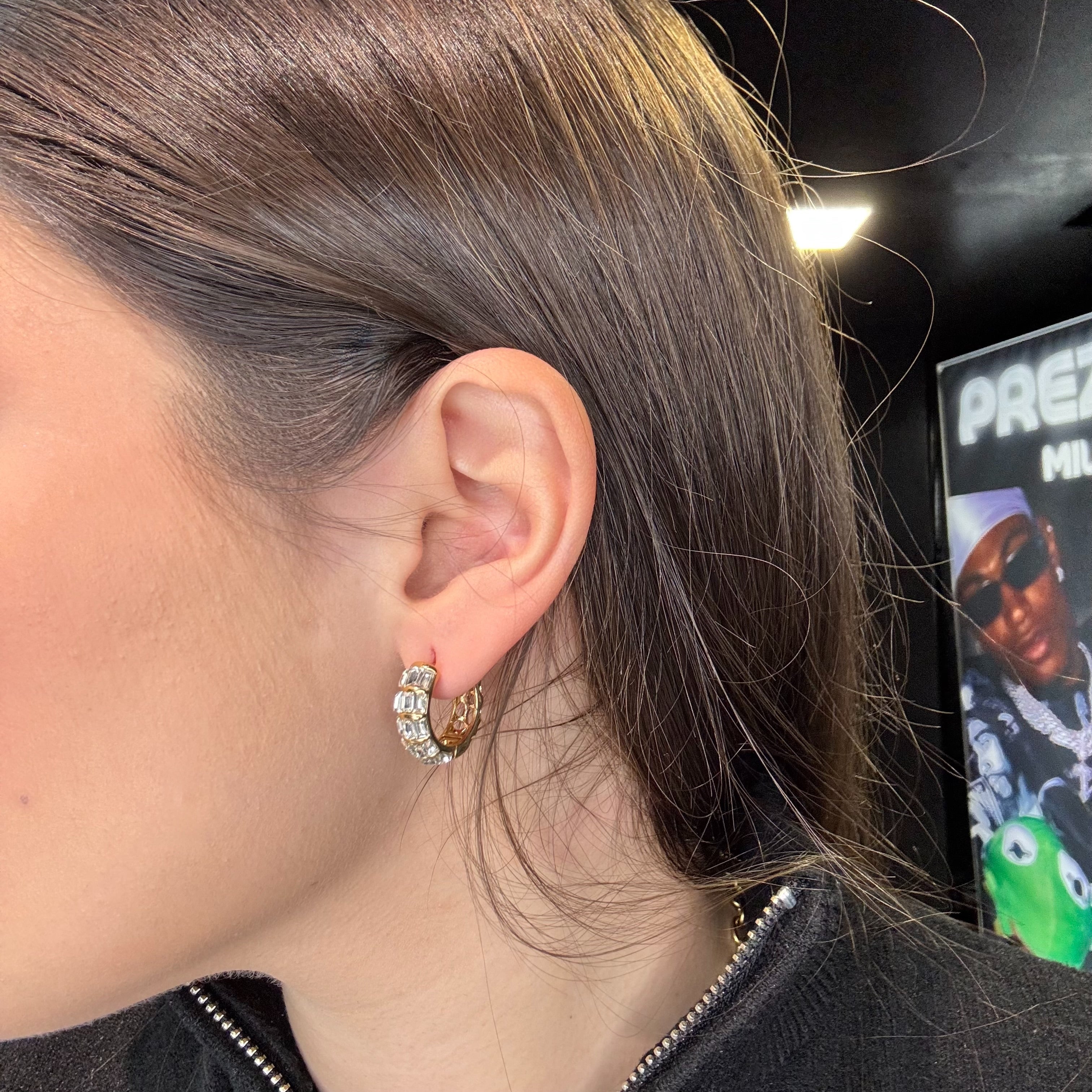 Orecchini Baguette Oro - Preziosi Milano