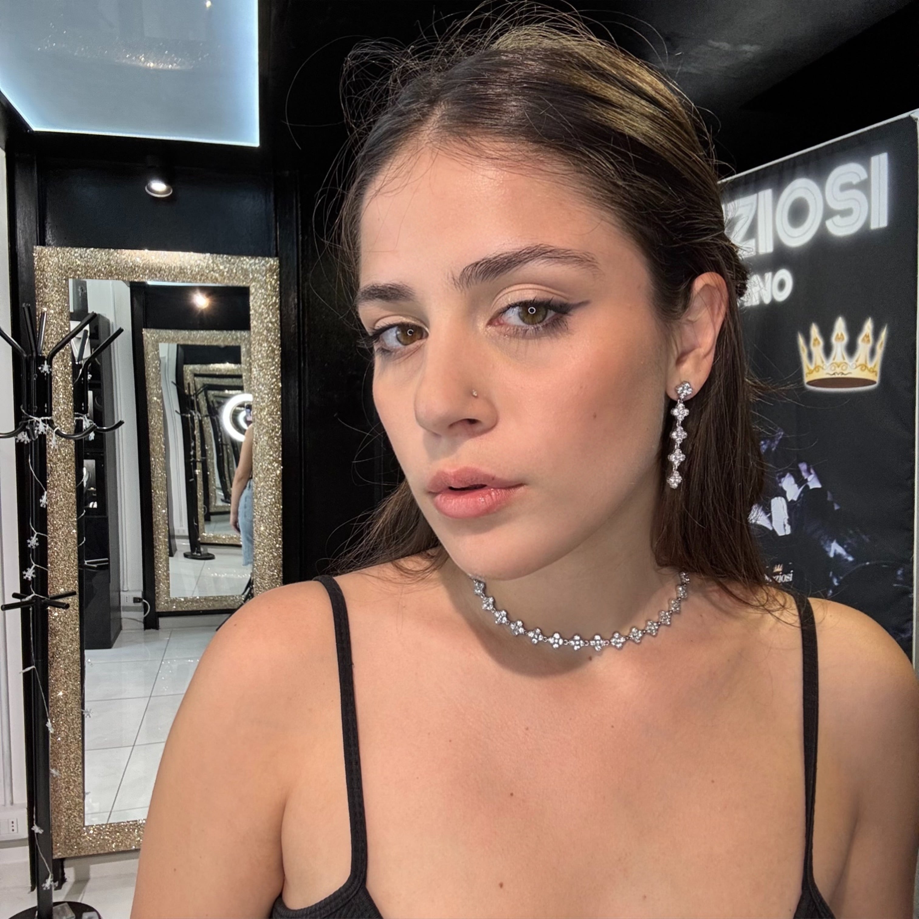 Orecchini Cristal Flower - Preziosi Milano