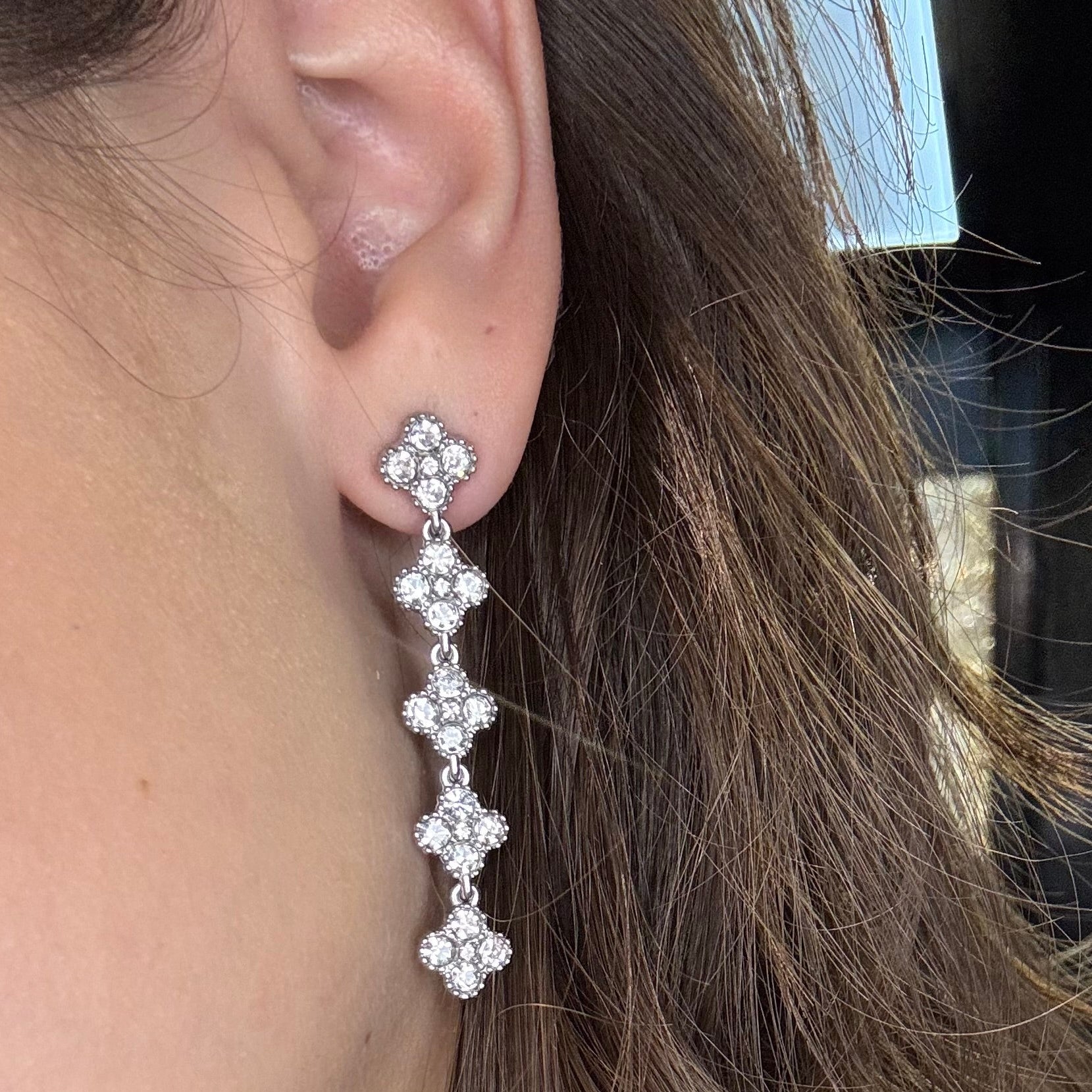 Orecchini Cristal Flower - Preziosi Milano