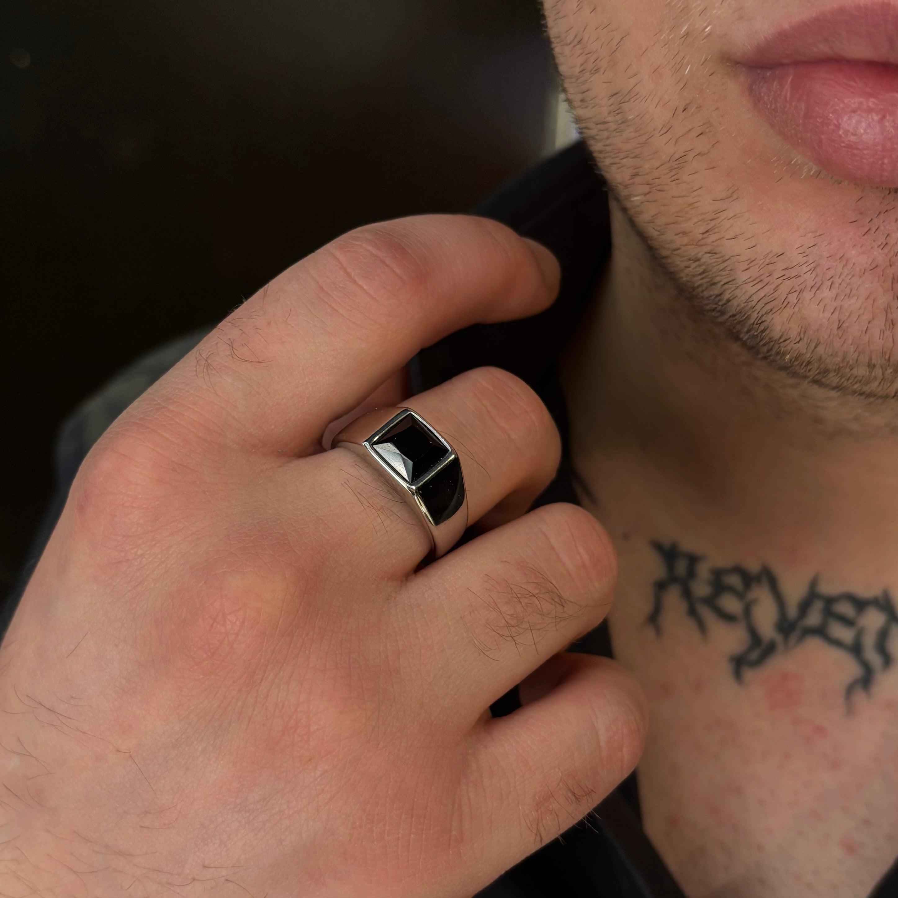 Anello Aura Nero - Preziosi Milano