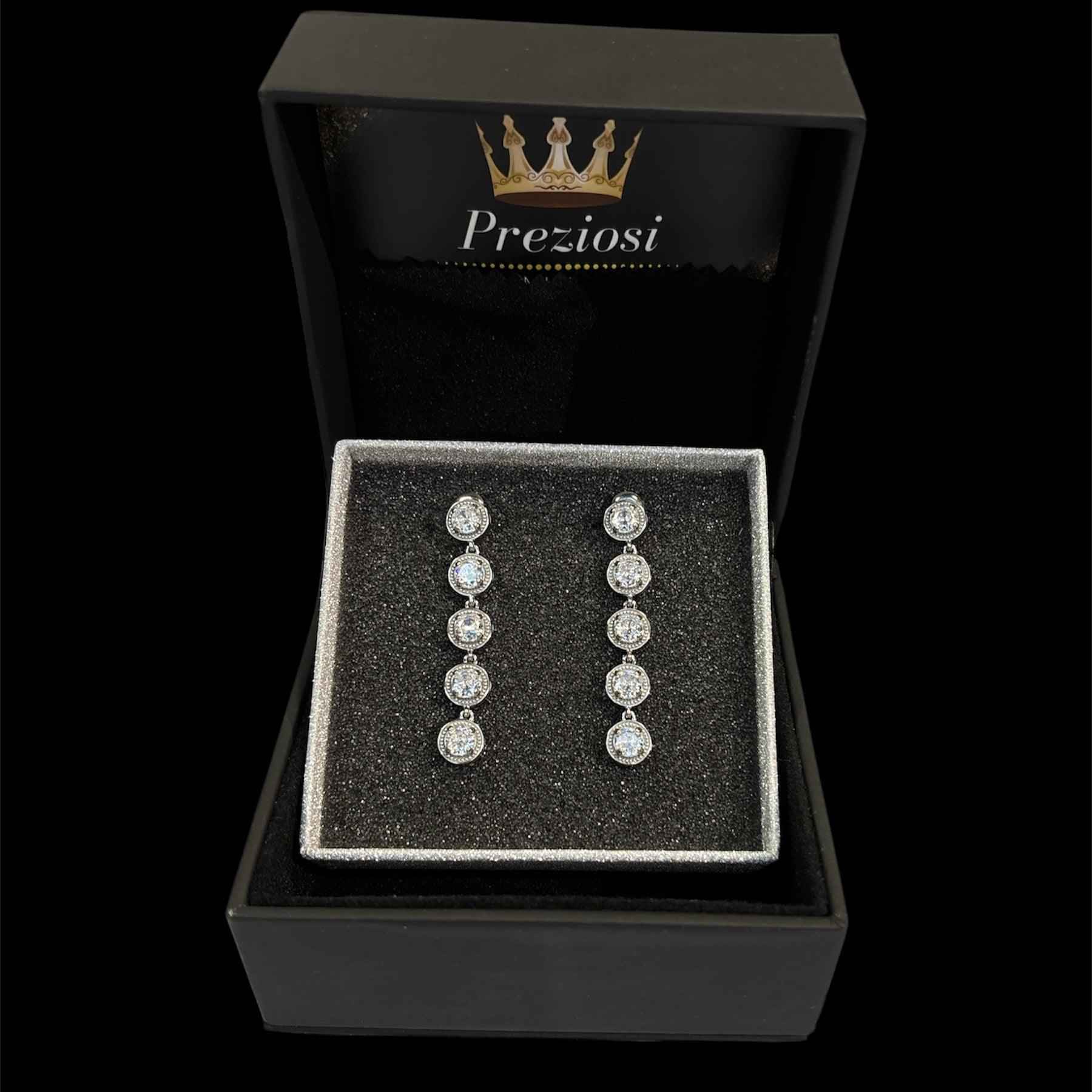 Orecchini Cristal Pendenti - Preziosi Milano