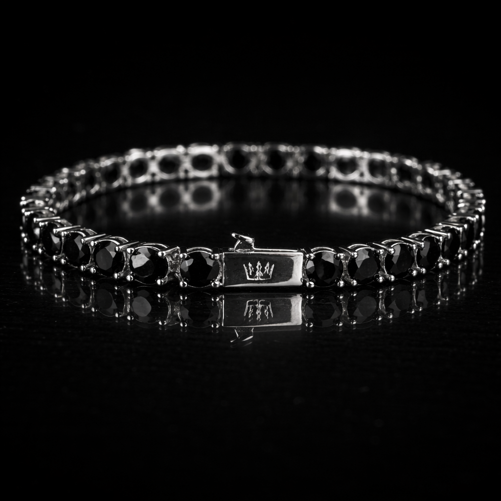 Bracciale Tennis Luxury NERO