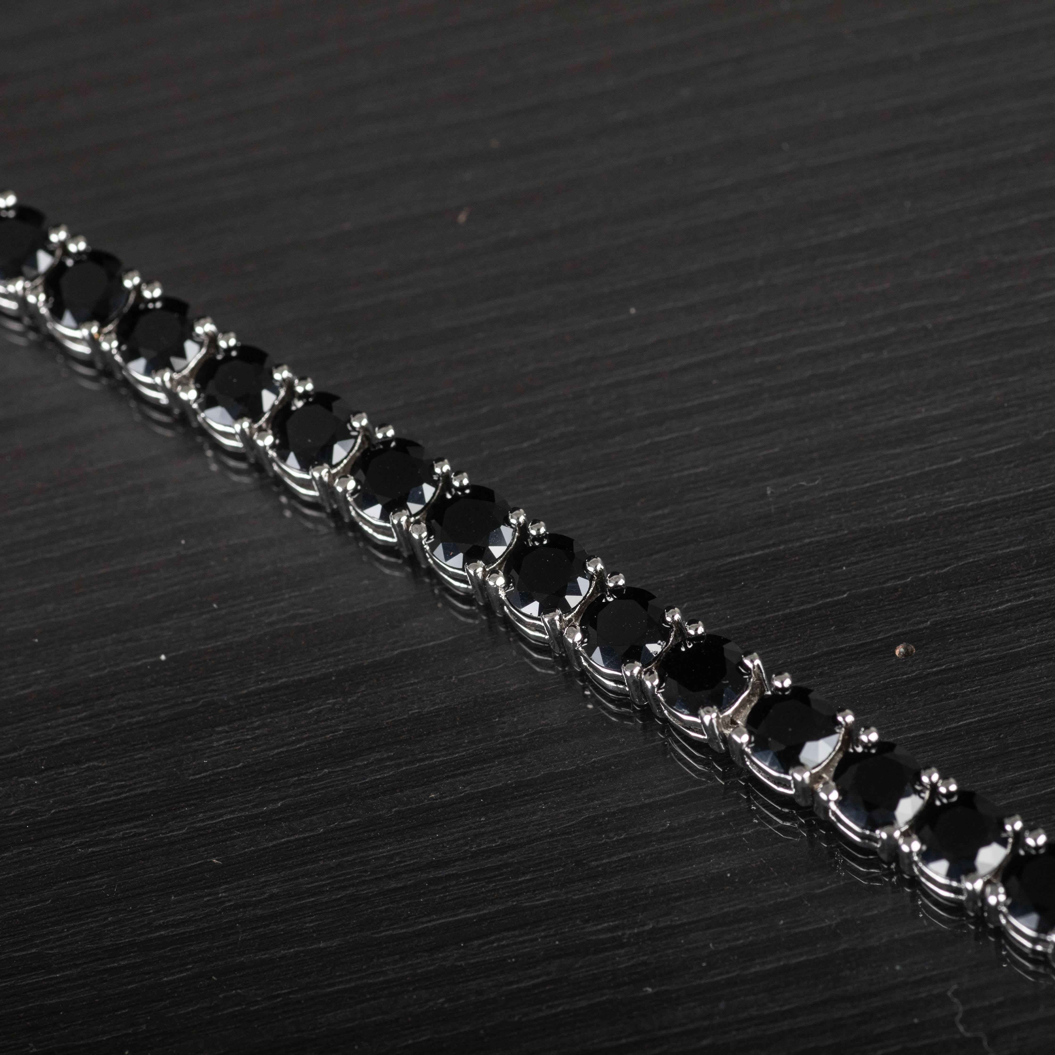 Bracciale Tennis Luxury Nero - Preziosi Milano