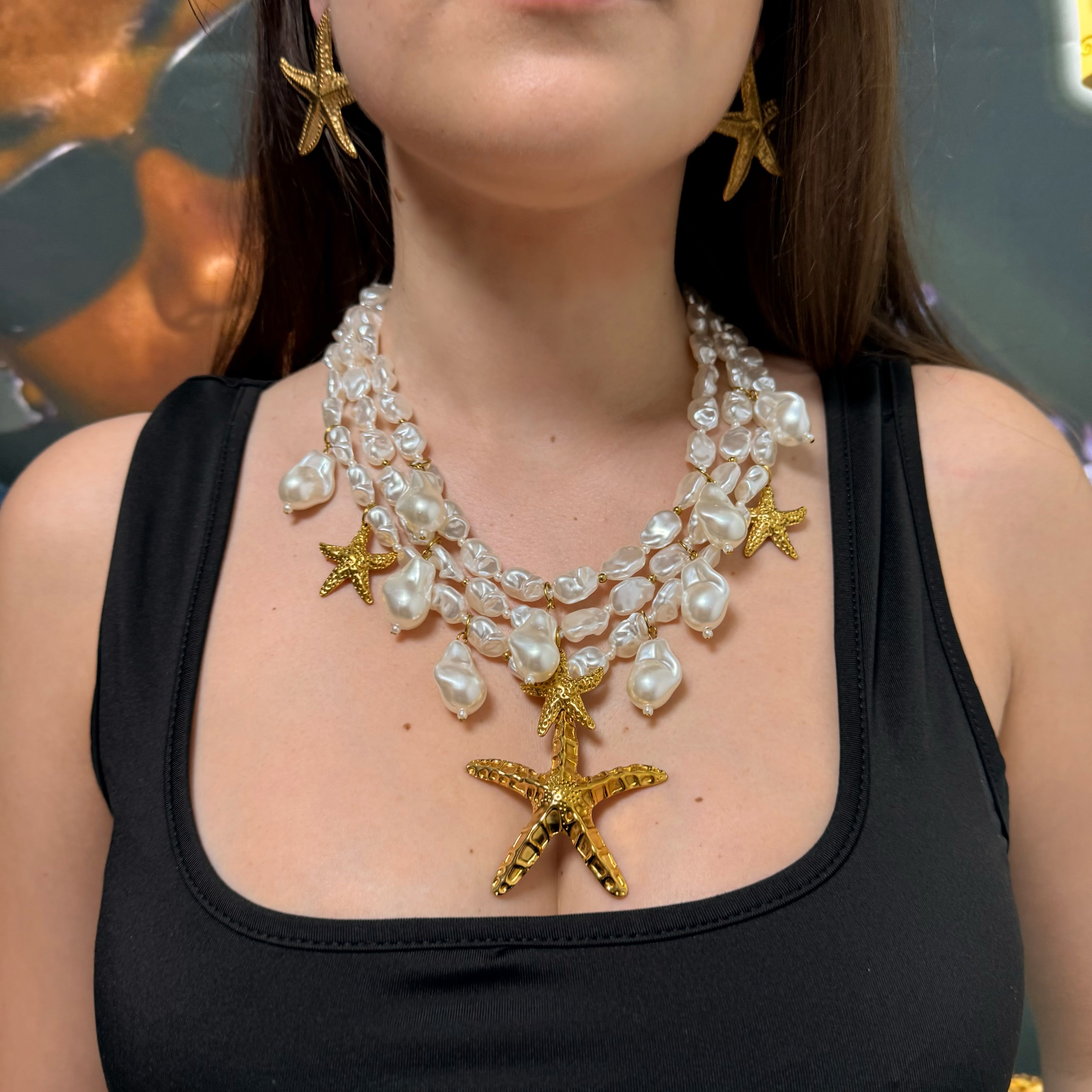 Collana Aurelia Starfall + Orecchini Aurelia Star