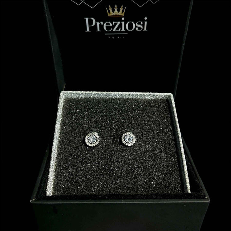 Orecchini Cristal Acciaio - Preziosi Milano