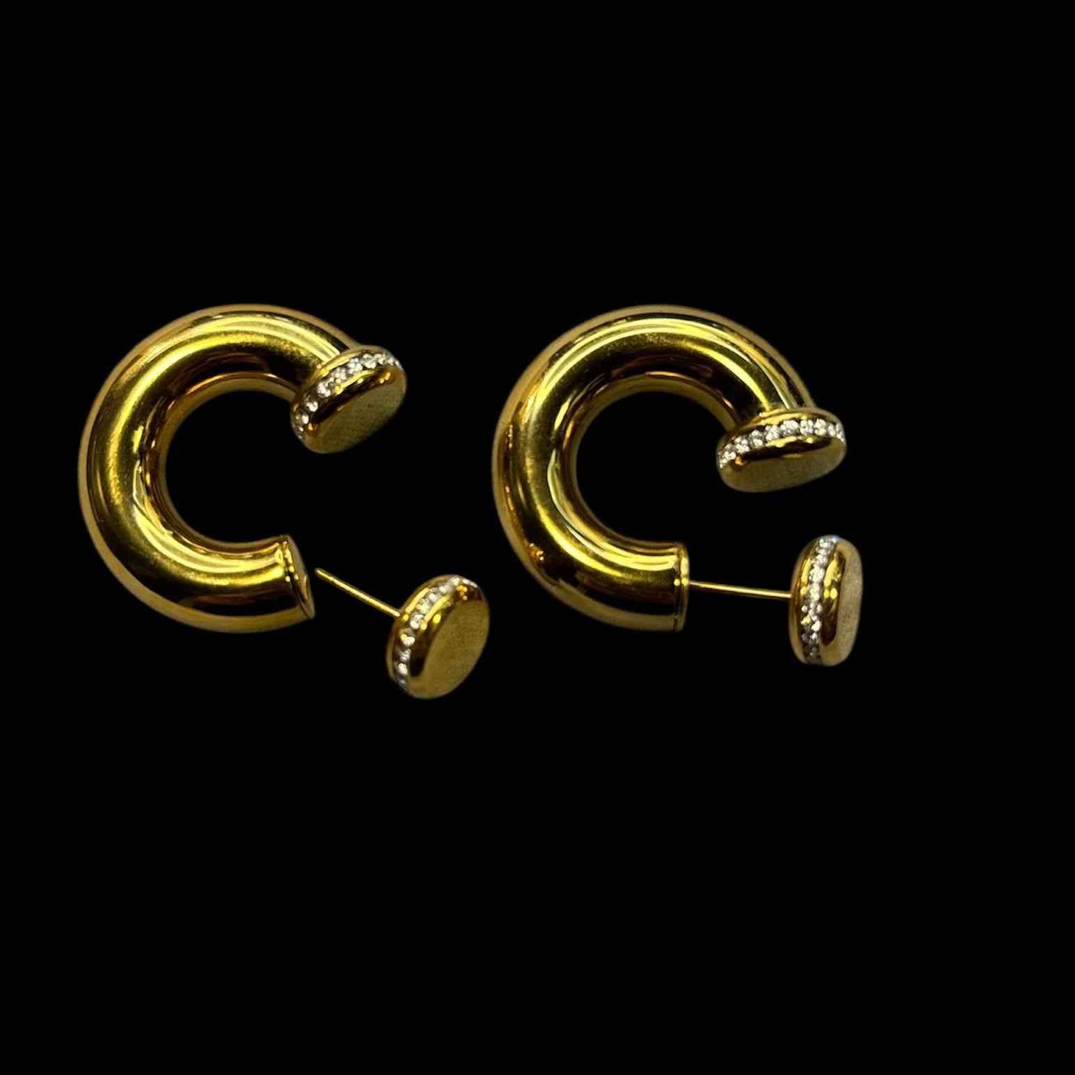 Cuff/Orecchini Oro Doppio Uso - Preziosi Milano