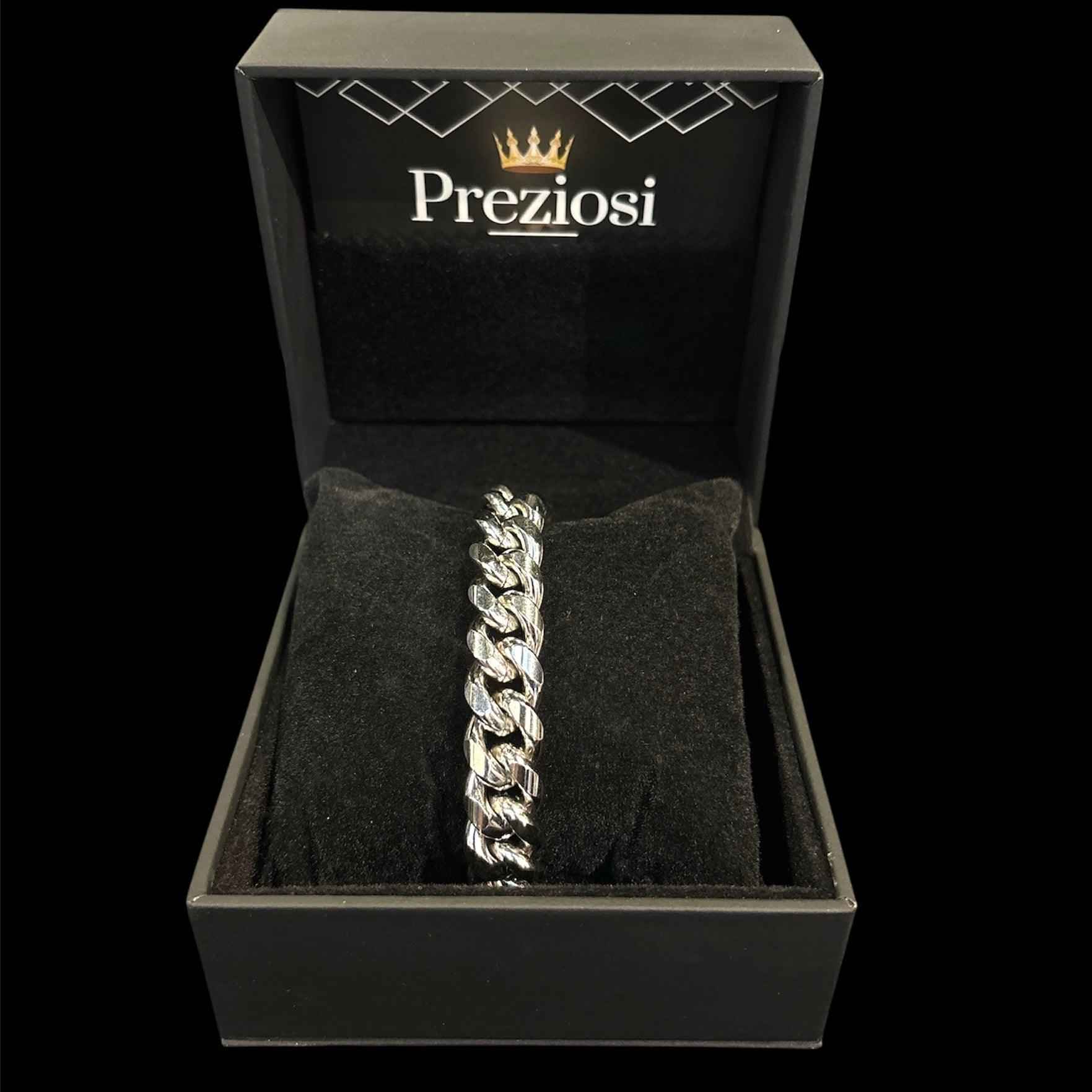 Bracciale Cubano Argento - Preziosi Milano