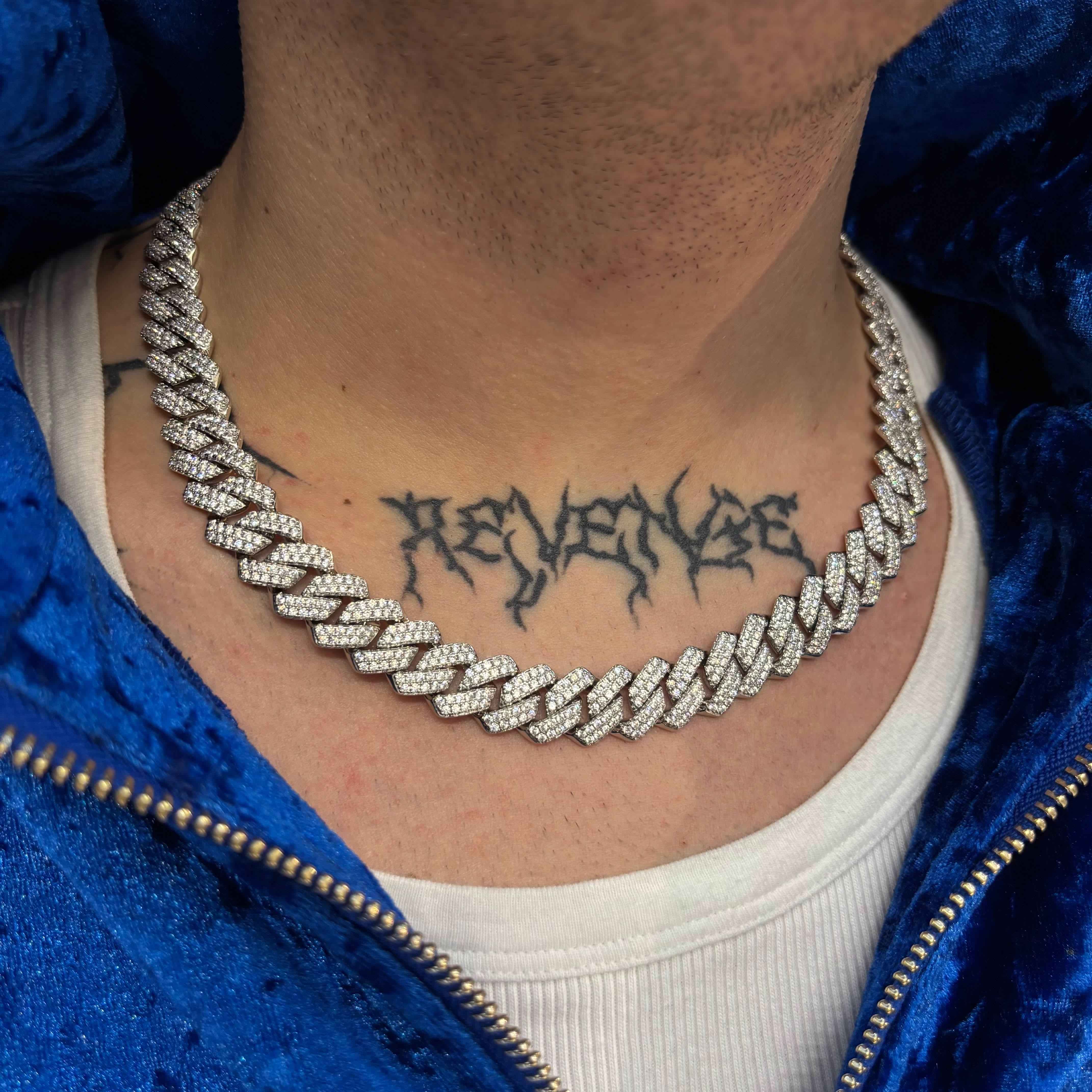 Collana Ice Trap Luxury 14mm - Preziosi Milano