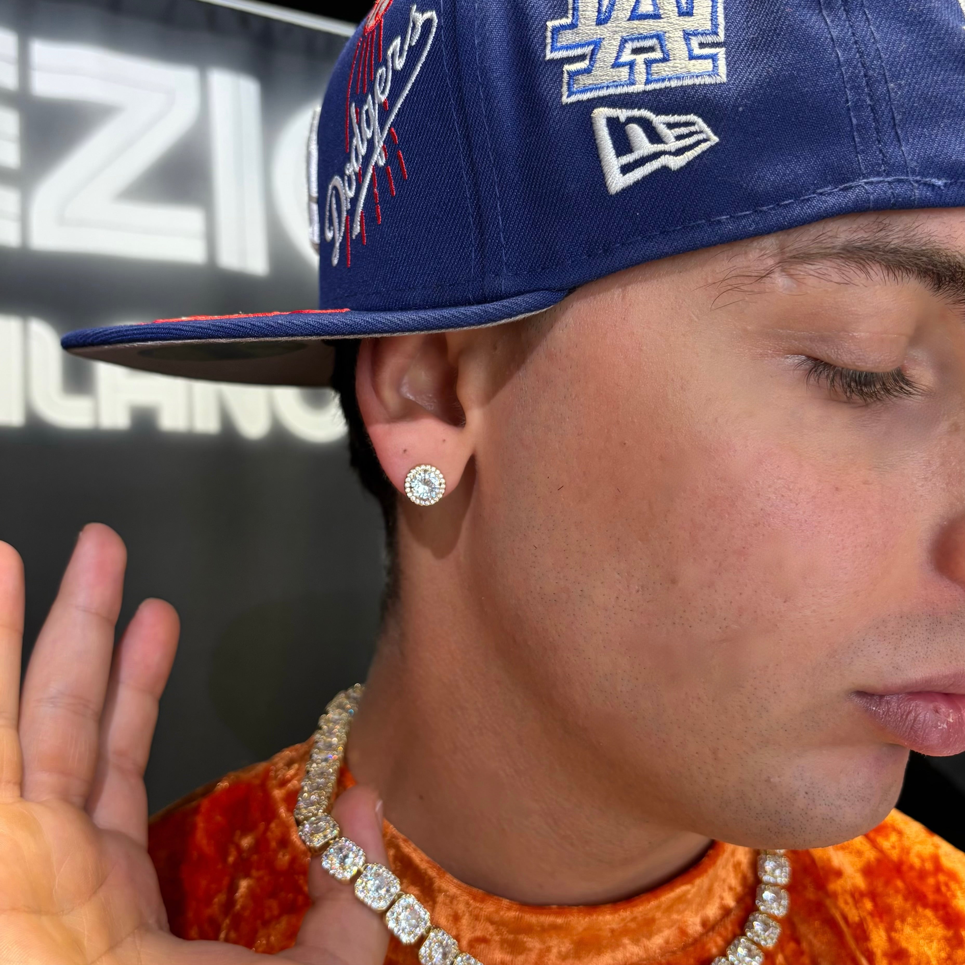 Orecchini Cristal Oro Acciaio - Preziosi Milano