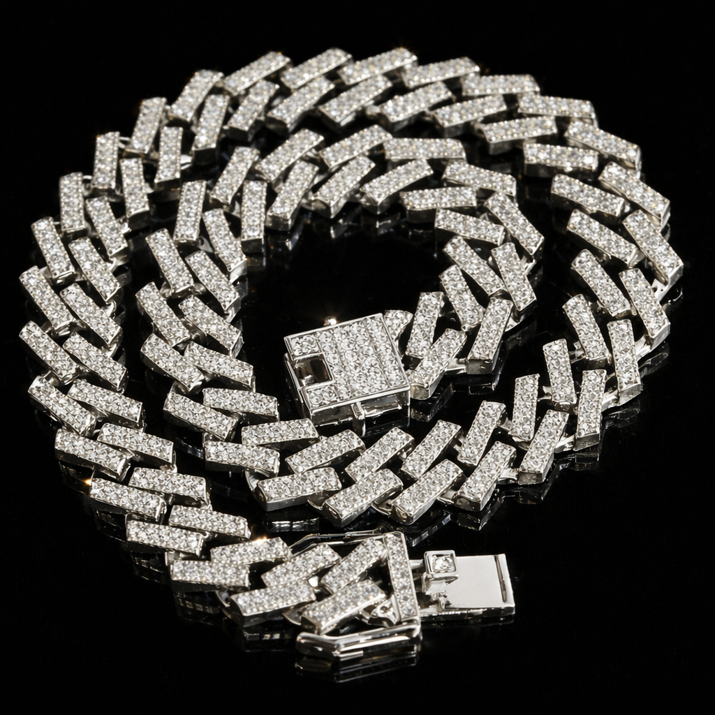 Collana Ice Trap Argento