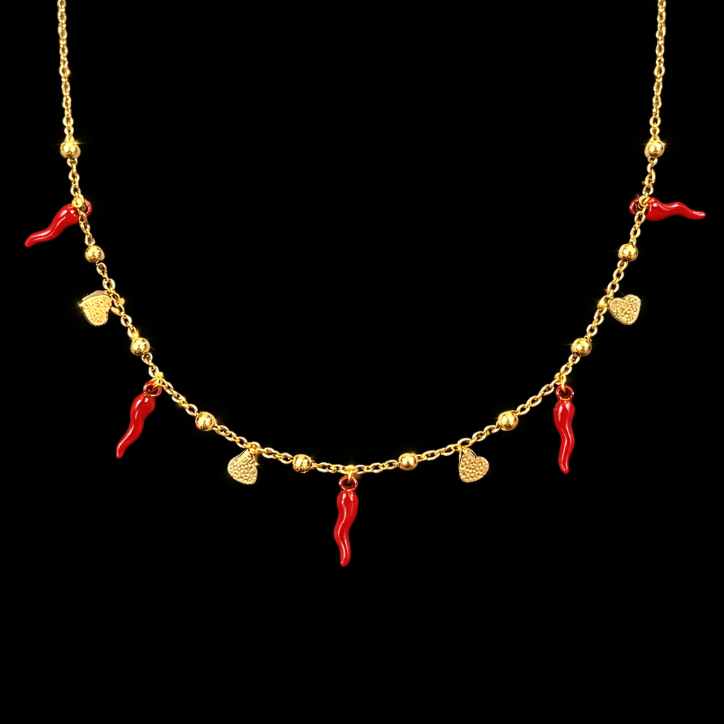 Collana Cornetto Peperoncino Fortuna Napoli