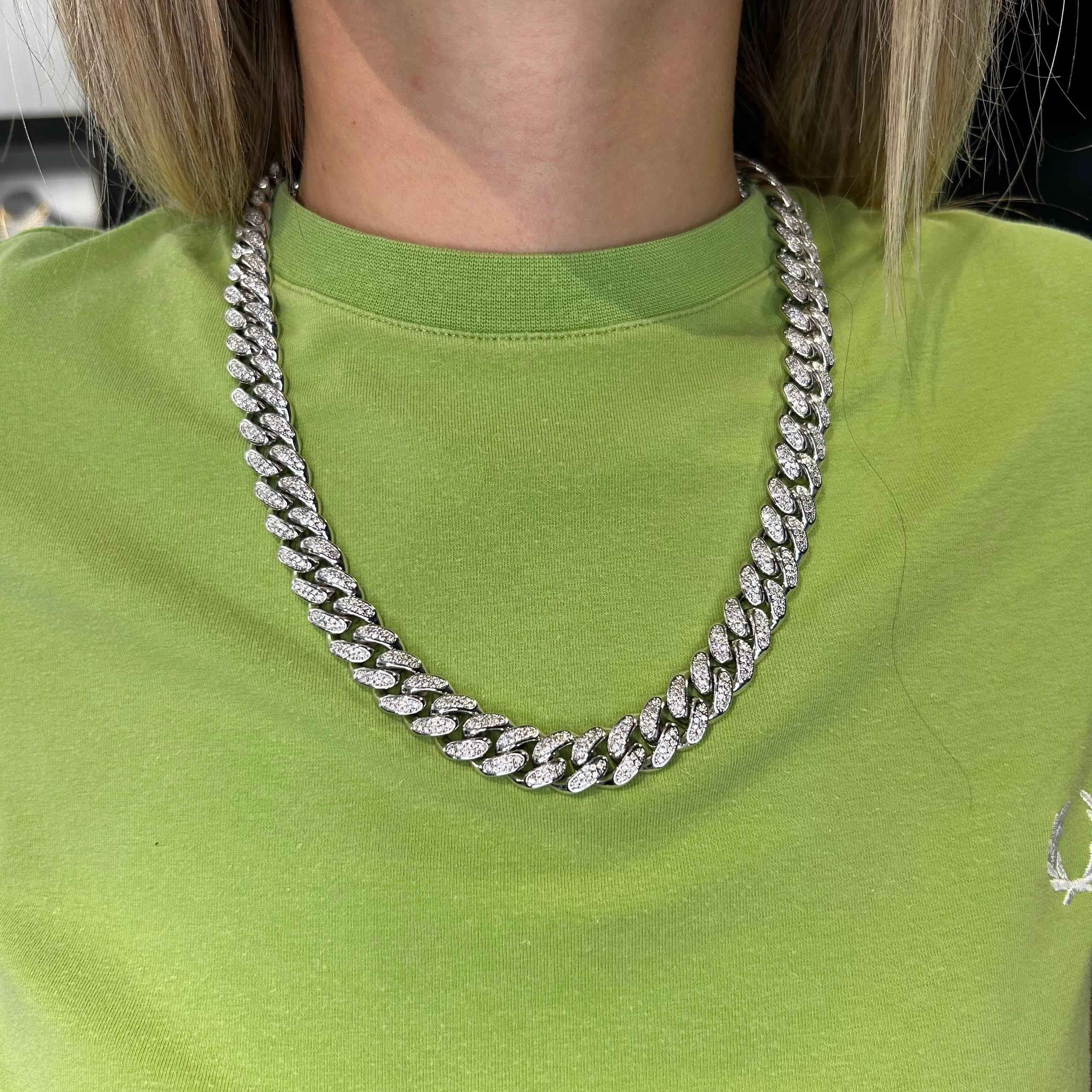 Collana Ice Fresh 12mm Argento 925 - Preziosi Milano