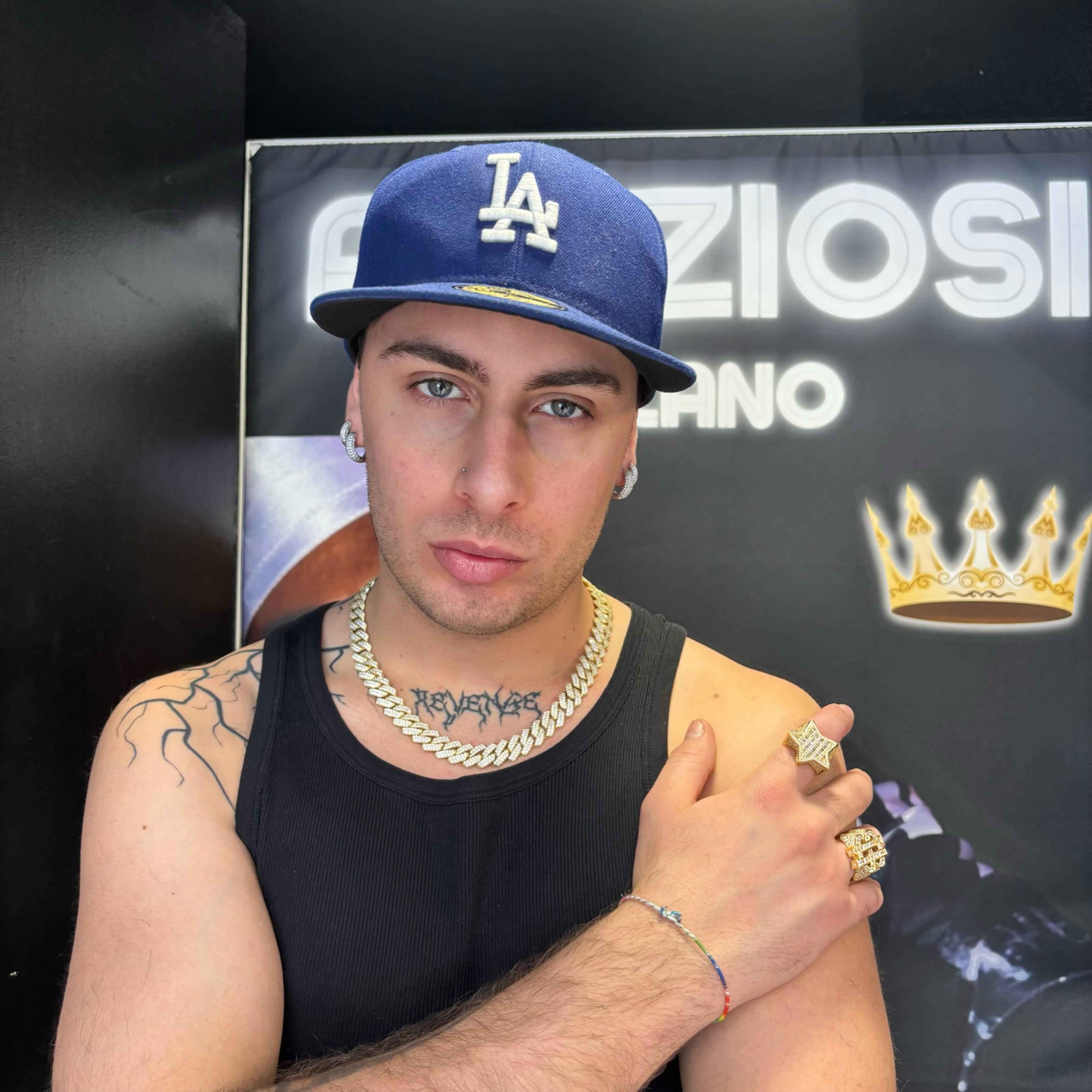 Collana Ice Trap Luxury 14mm Oro - Preziosi Milano