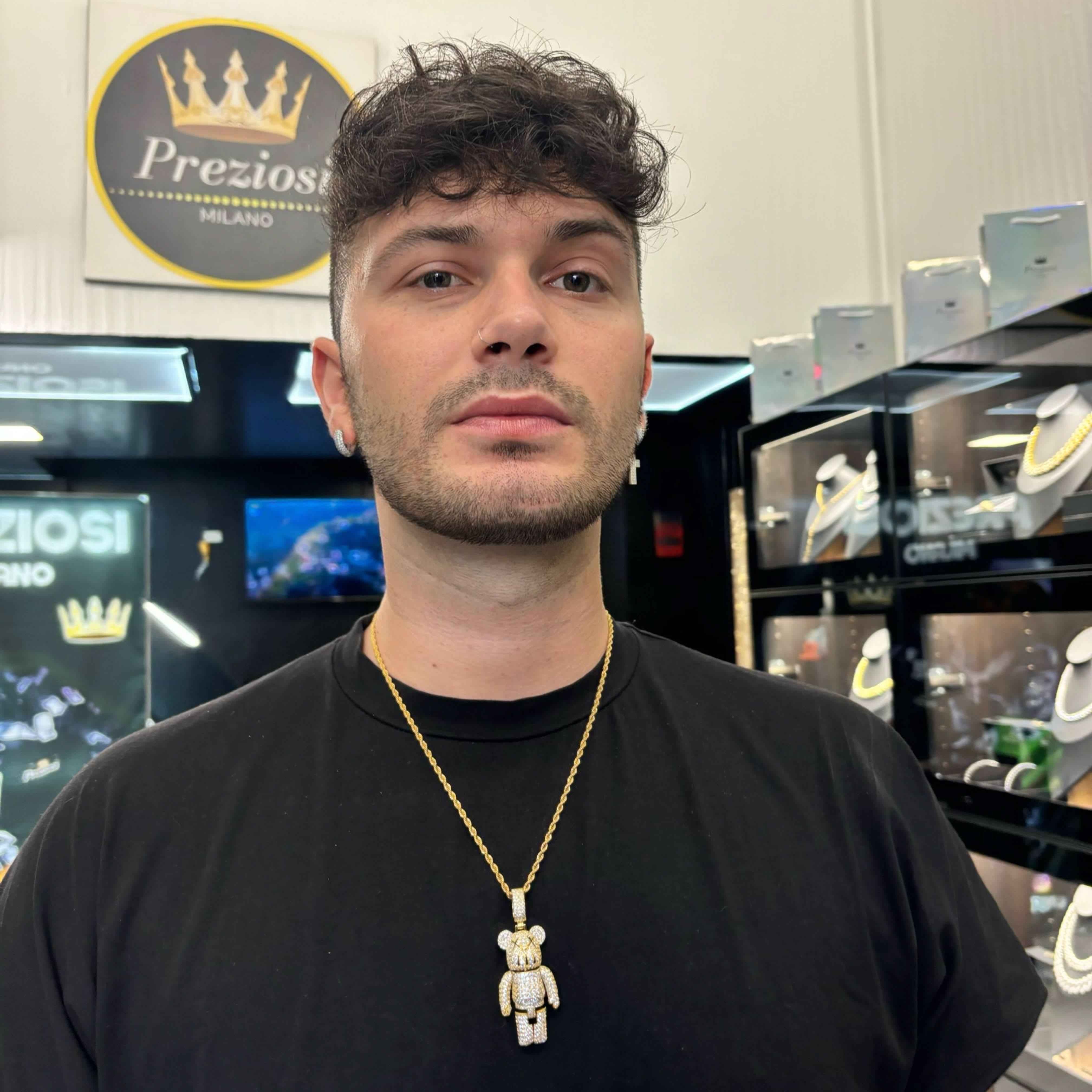 Ciondolo Bearbrick - Preziosi Milano