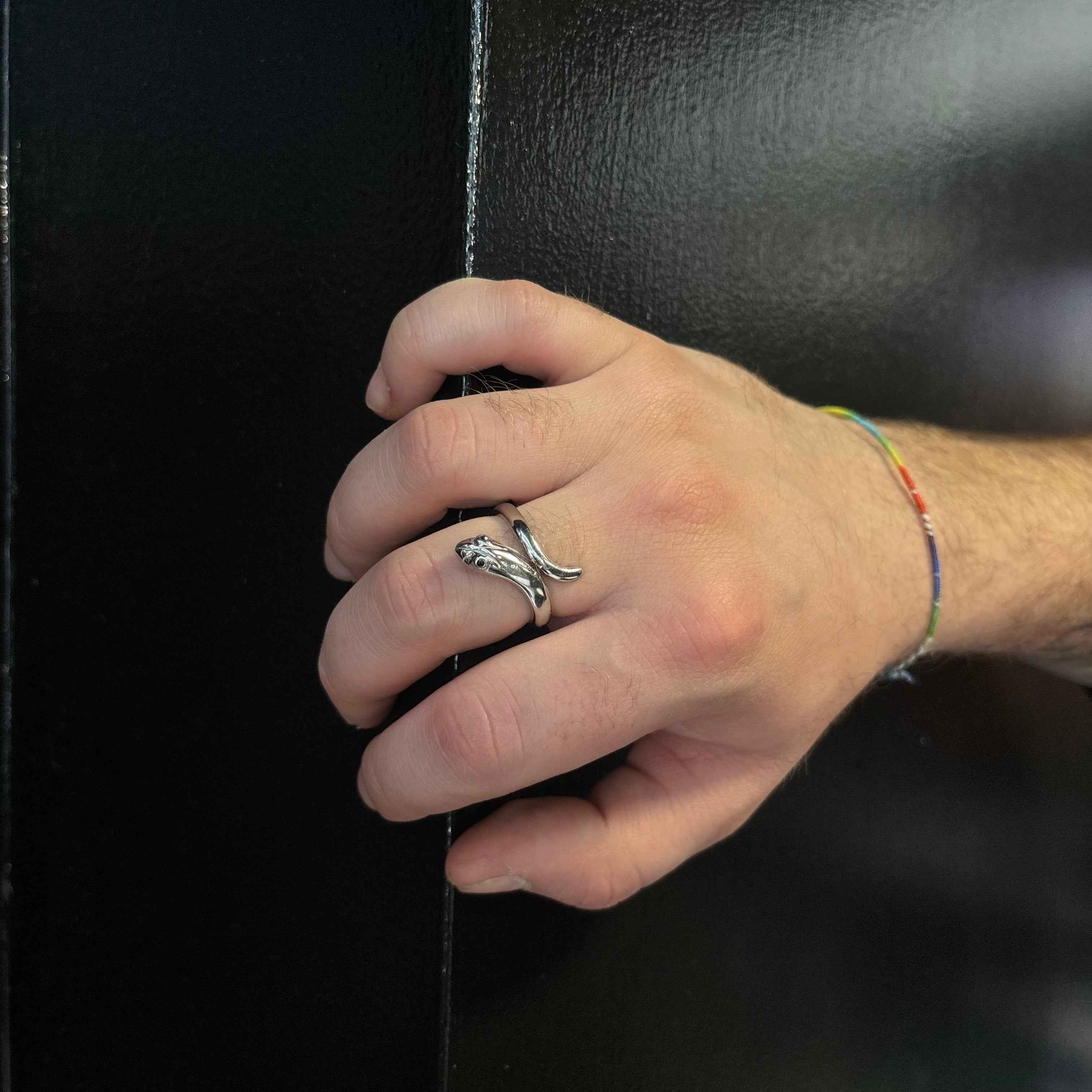 Anello Serpente Argento - Preziosi Milano