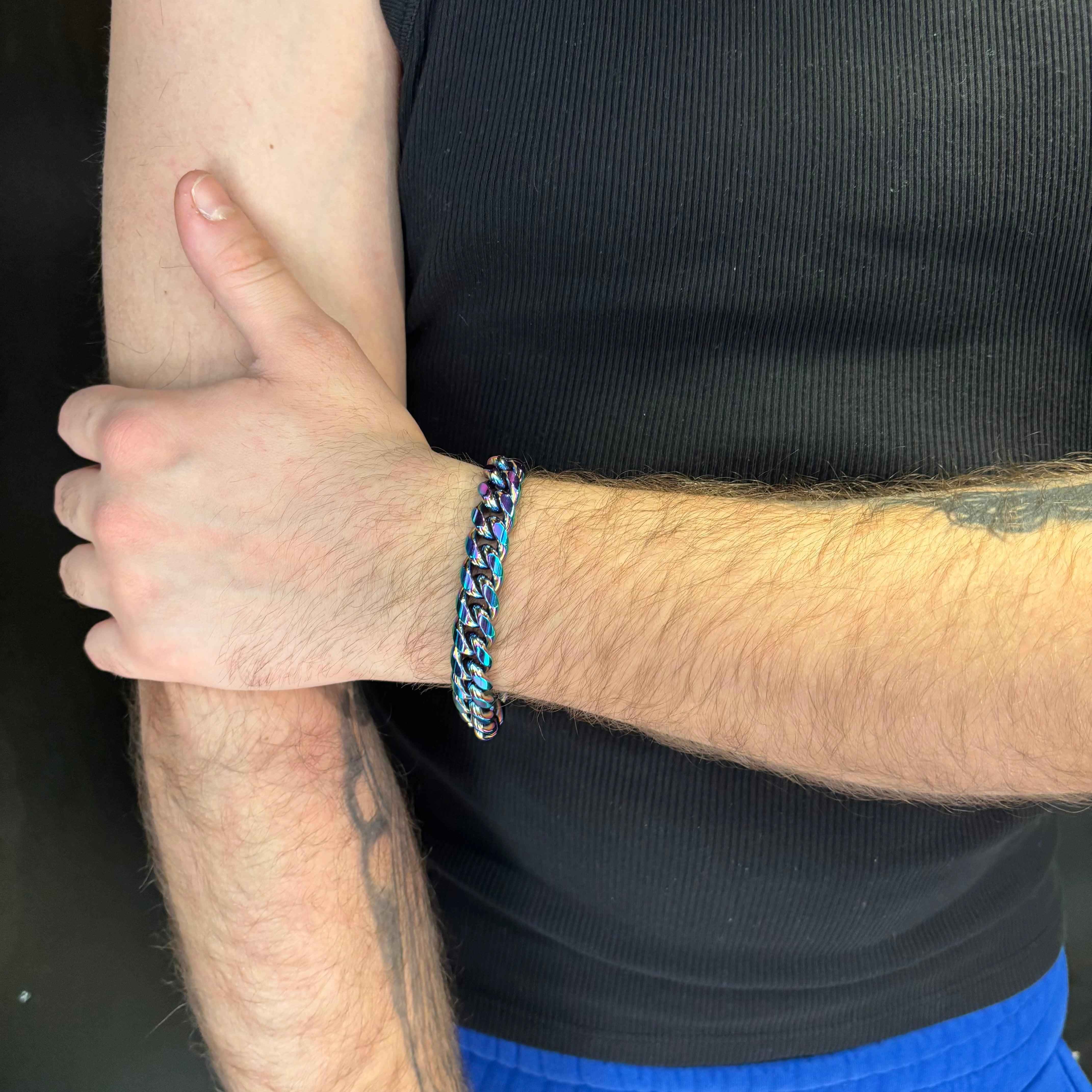 Bracciale Cubano Olografico - Preziosi Milano