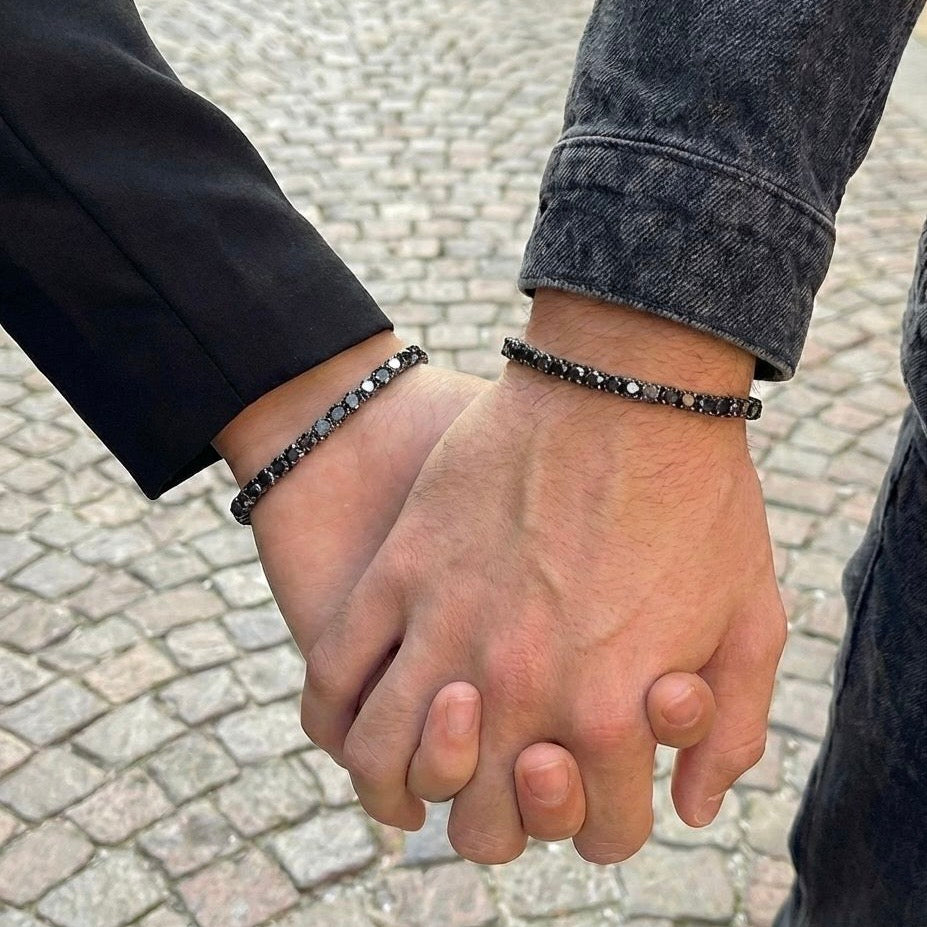 Bracciale Tennis Luxury NERO