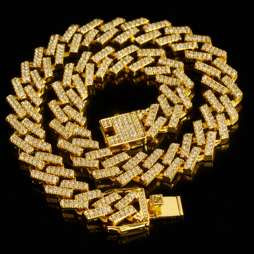 Collana Ice Trap Oro